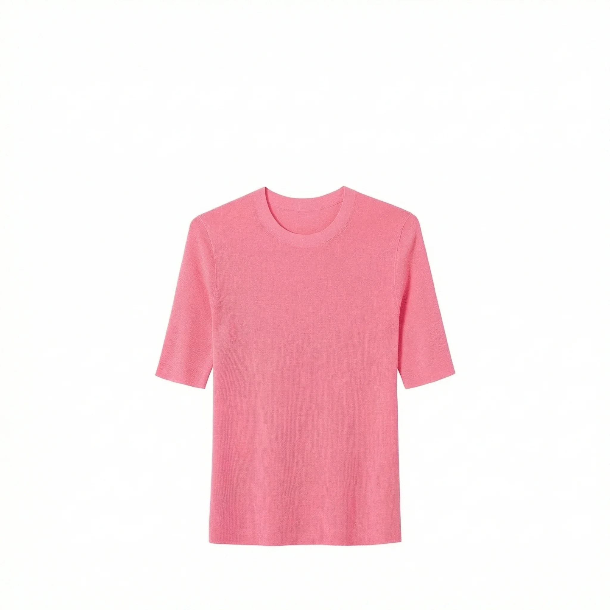 Merino Contrast-Trim Knit Tee - Image 8