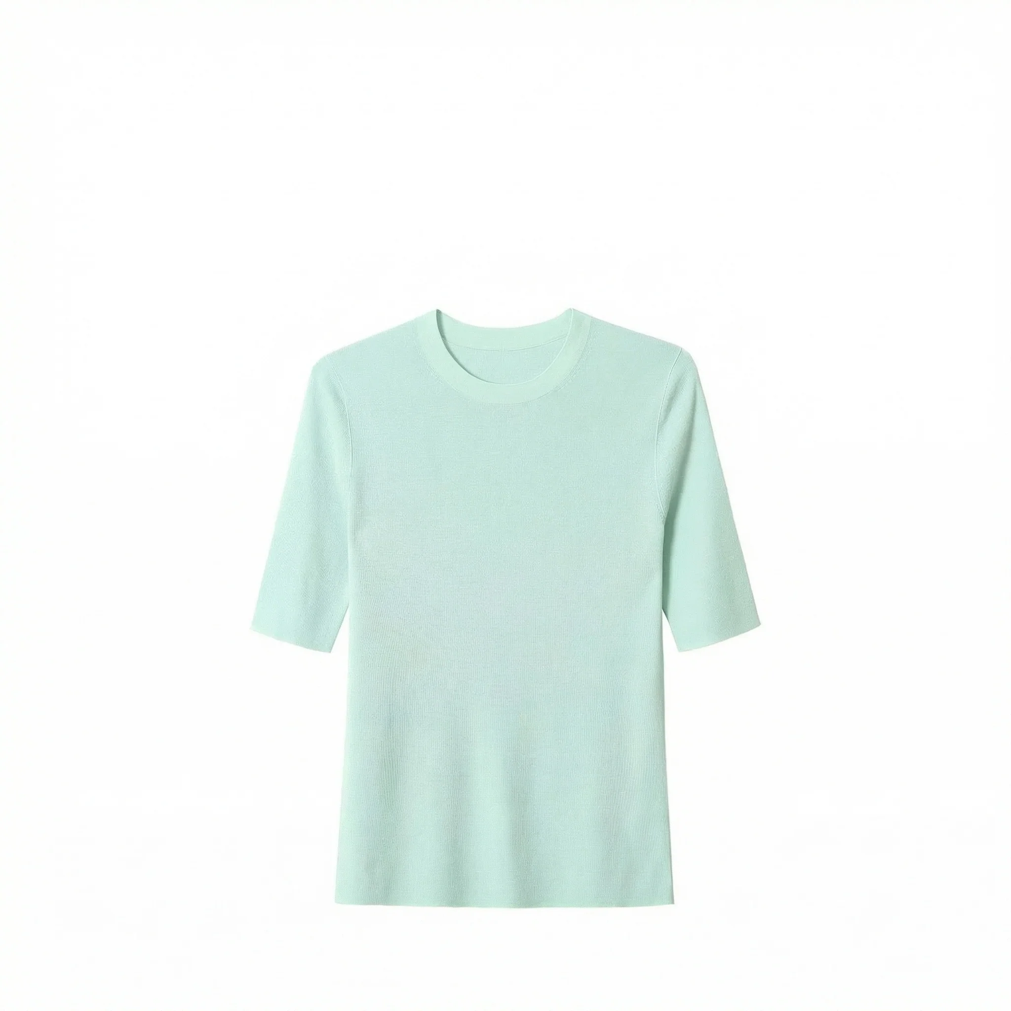 Merino Contrast-Trim Knit Tee - Image 9