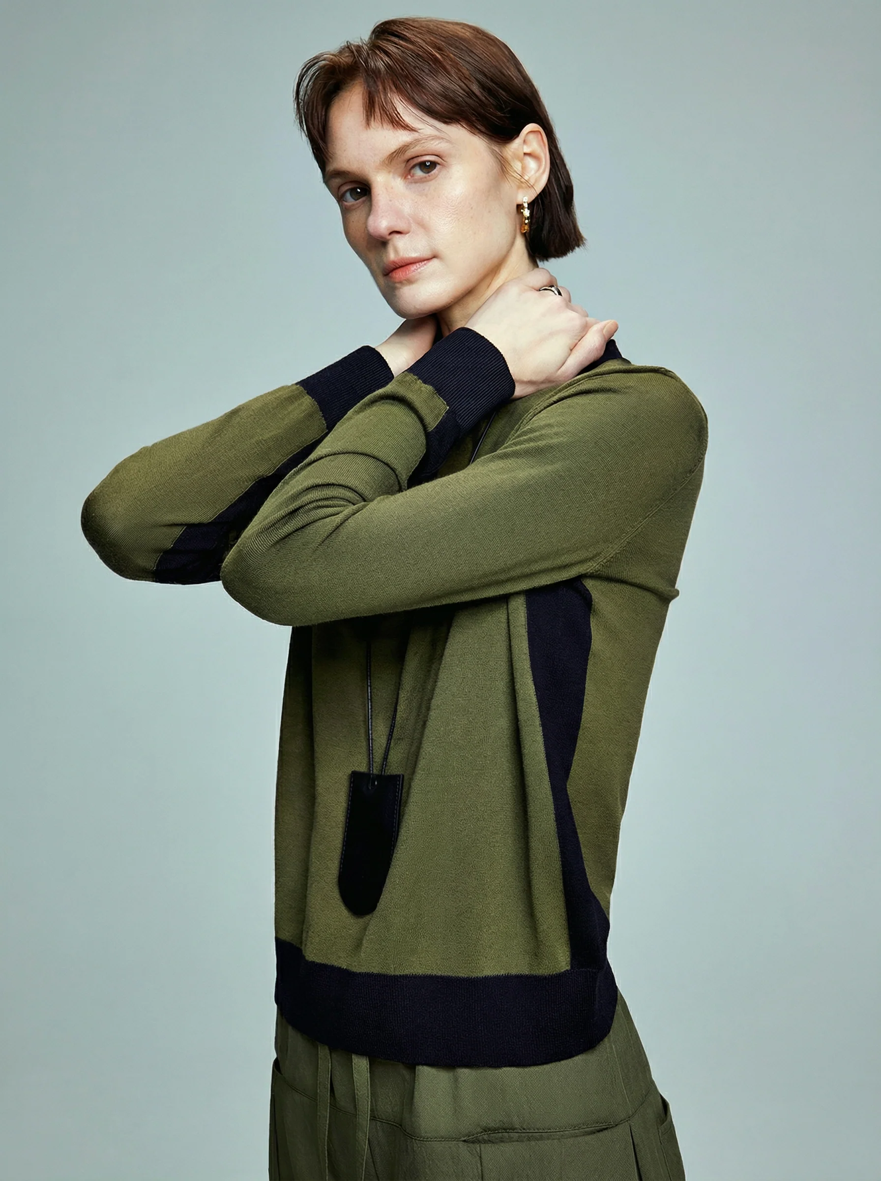 Merino Contrast-Trim Sweater - Image 3