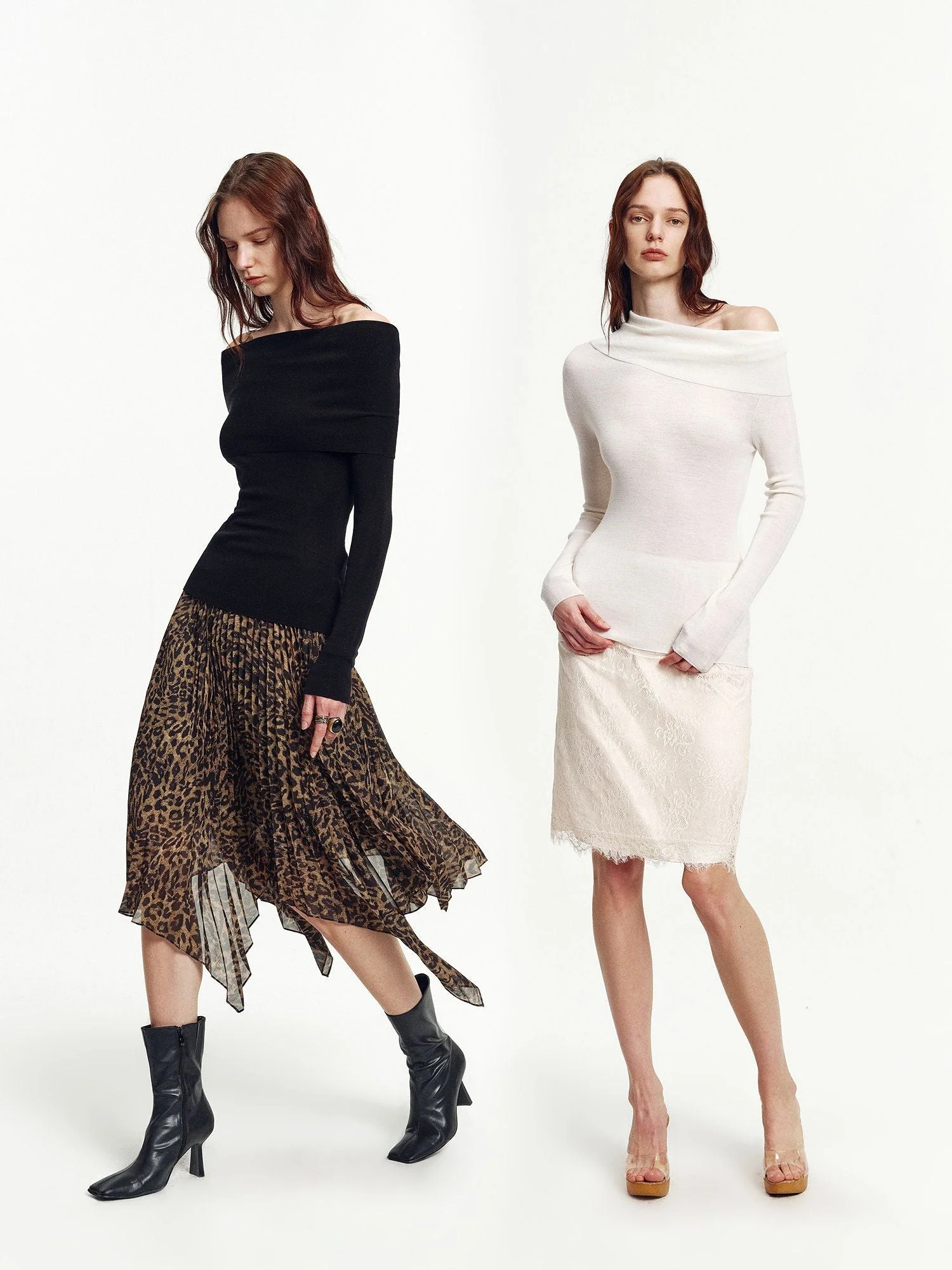 Merino Convertible Collar Knit - Image 2