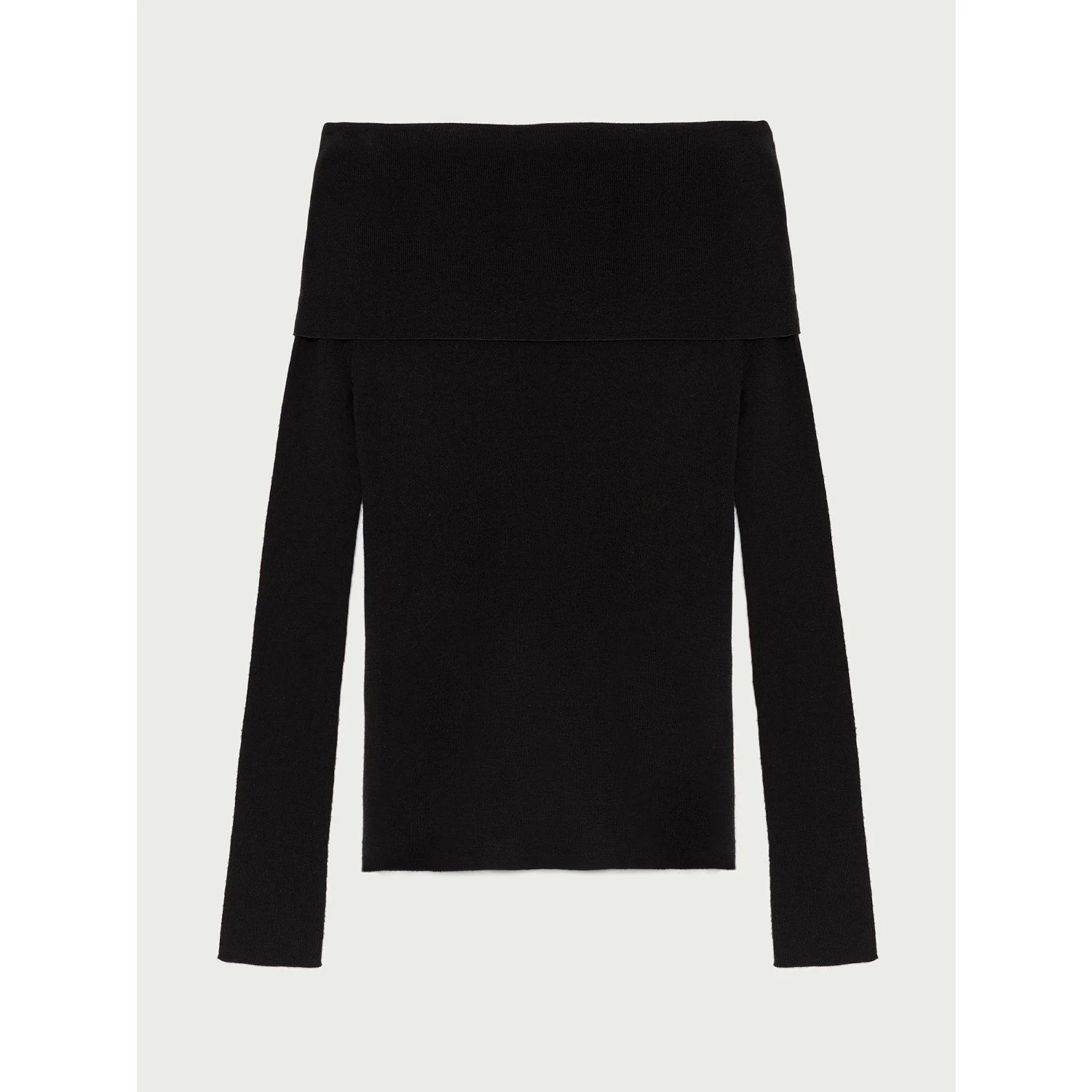 Merino Convertible Collar Knit - Image 6
