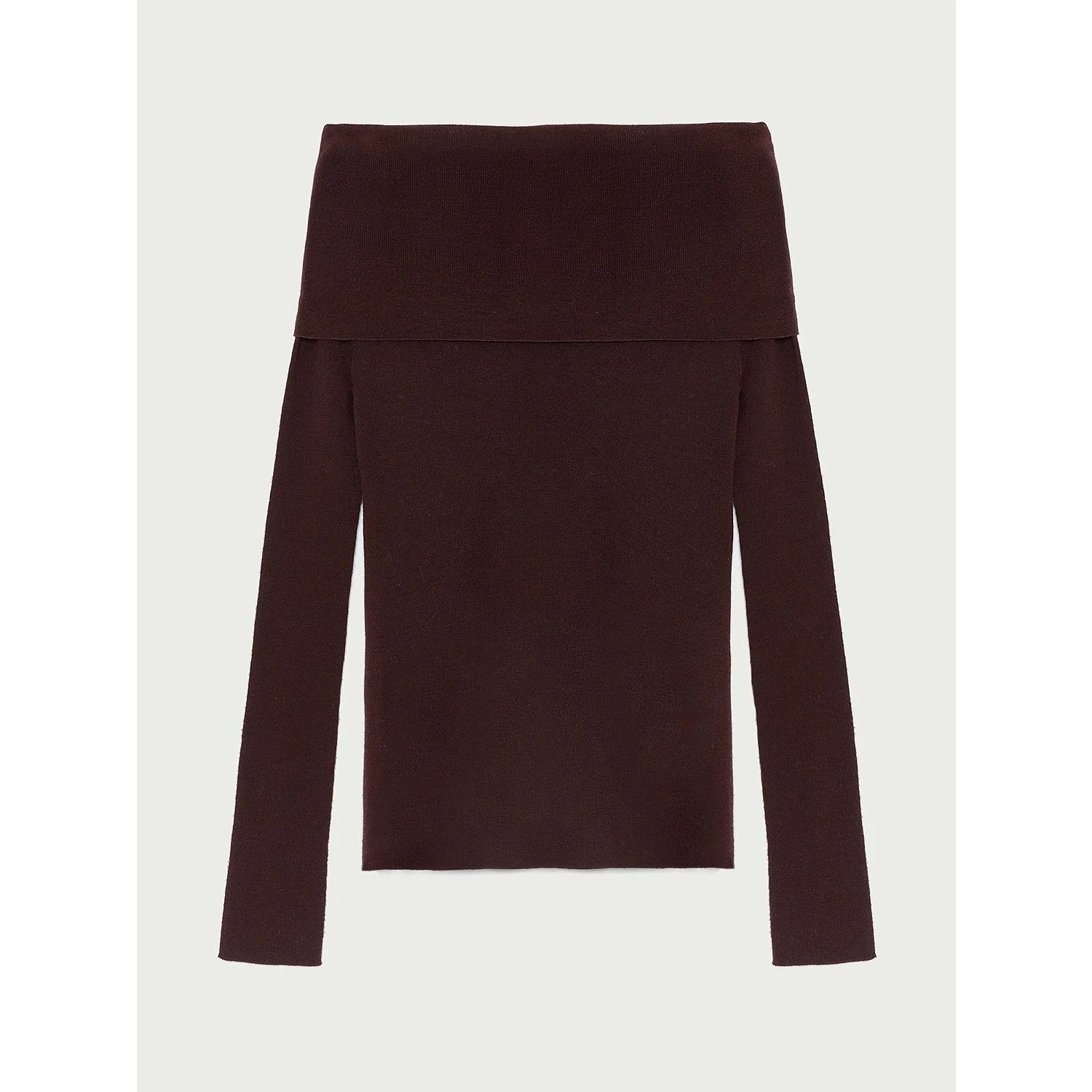 Merino Convertible Collar Knit - Image 7