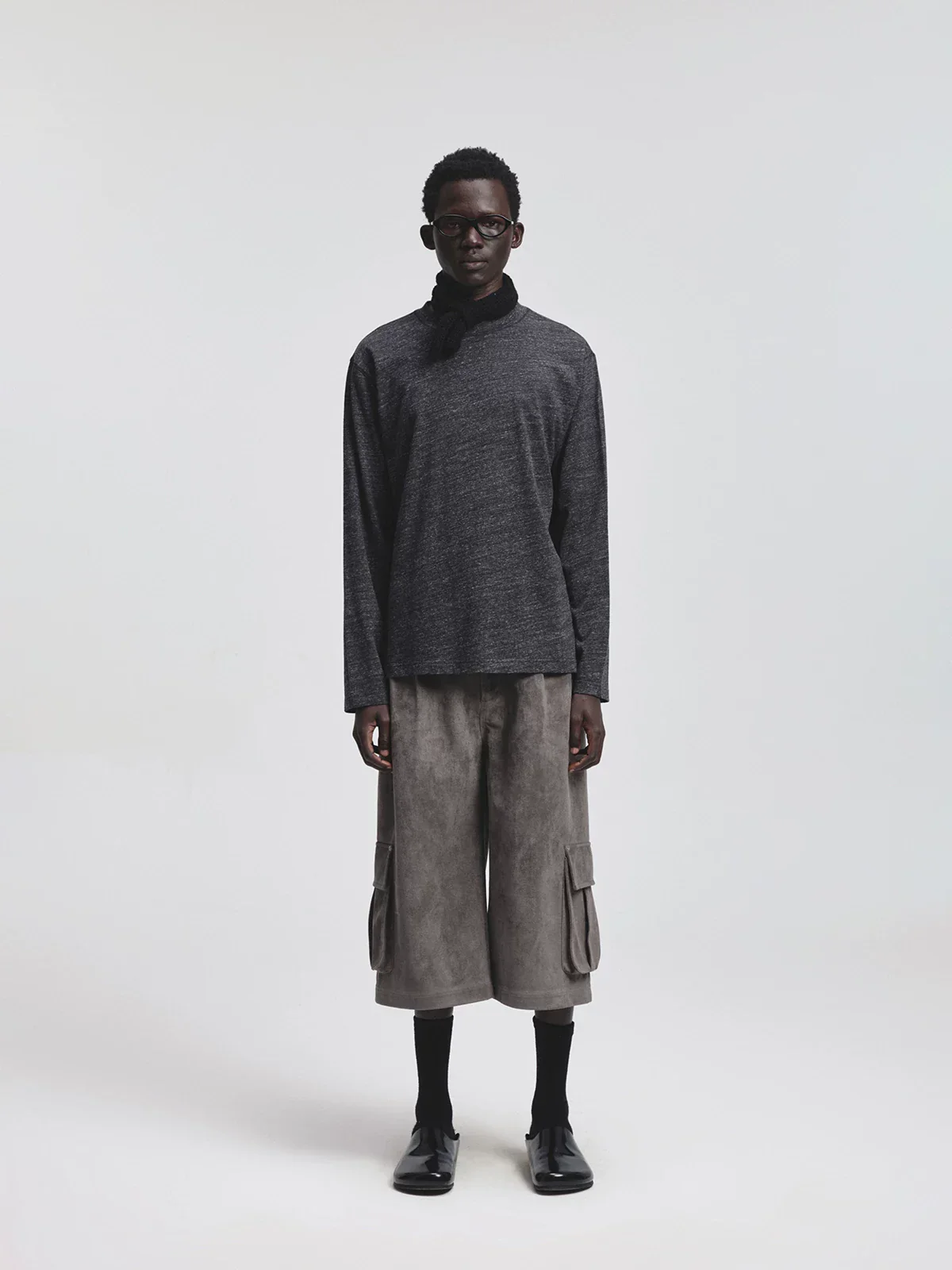 Merino Cotton Crewneck Long-Sleeve Tee - Image 3