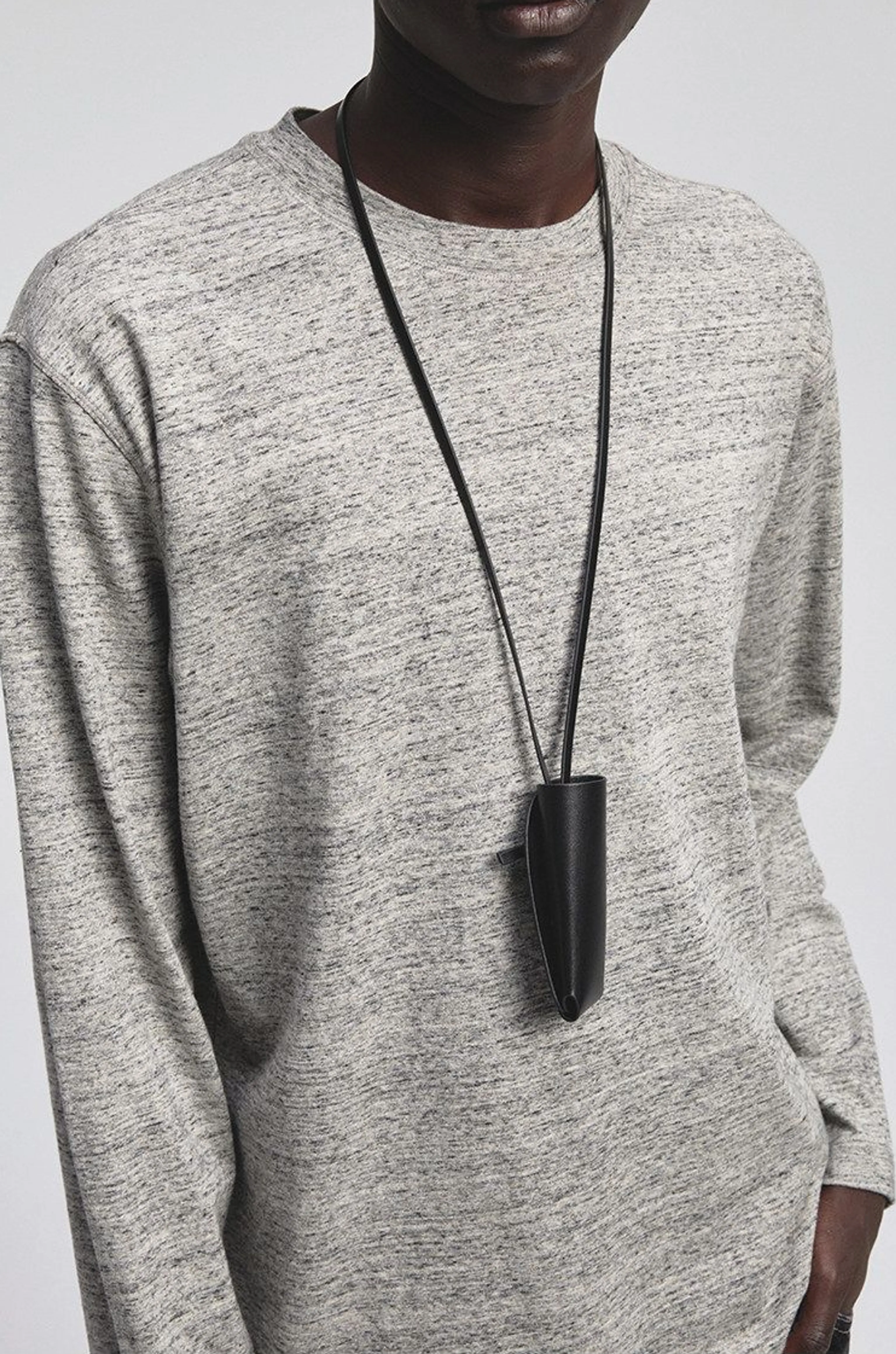 Merino Cotton Crewneck Long-Sleeve Tee - Image 6