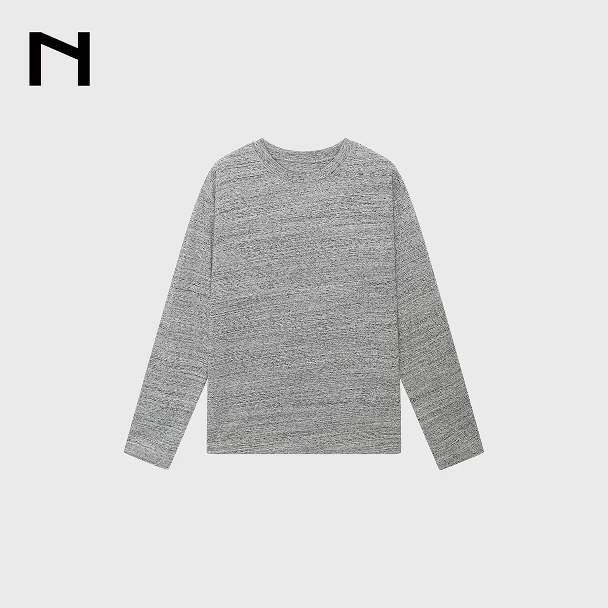 Merino Cotton Crewneck Long-Sleeve Tee - Image 7