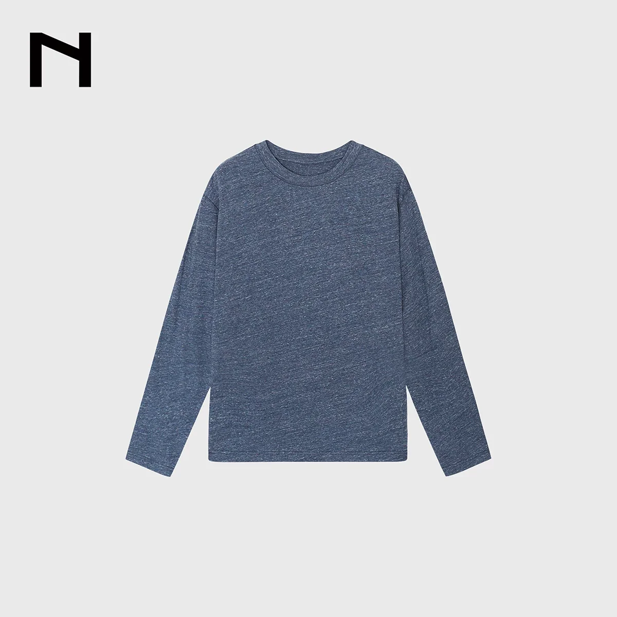 Merino Cotton Crewneck Long-Sleeve Tee - Image 8