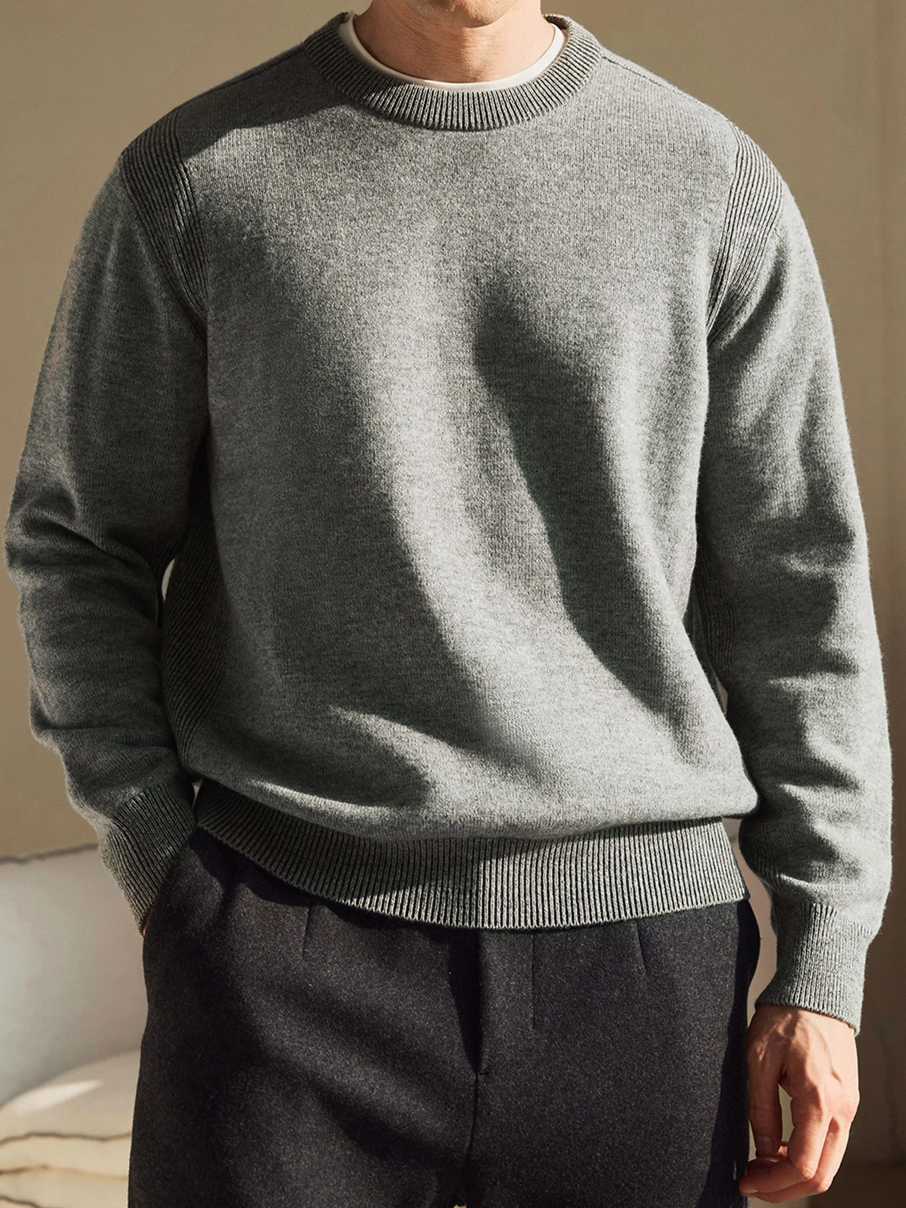 Merino Crewneck Sweater - Image 3