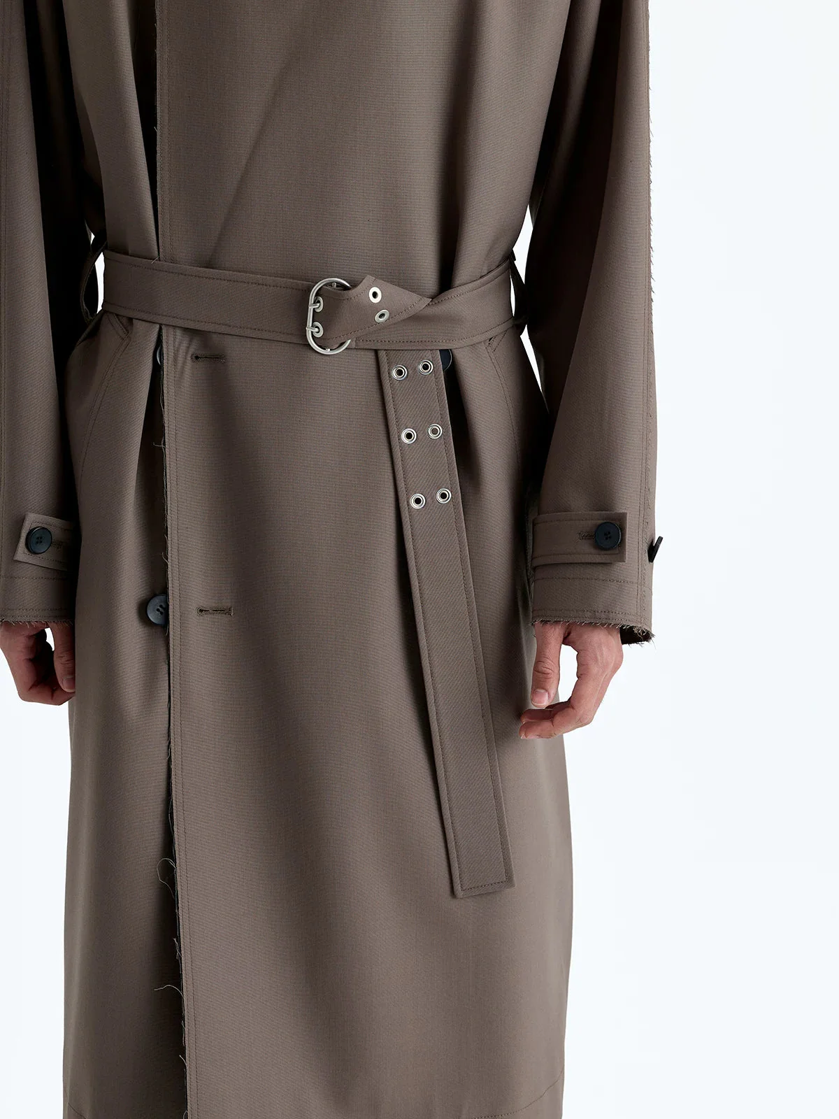 Merino Double-Breasted Trench - Image 5