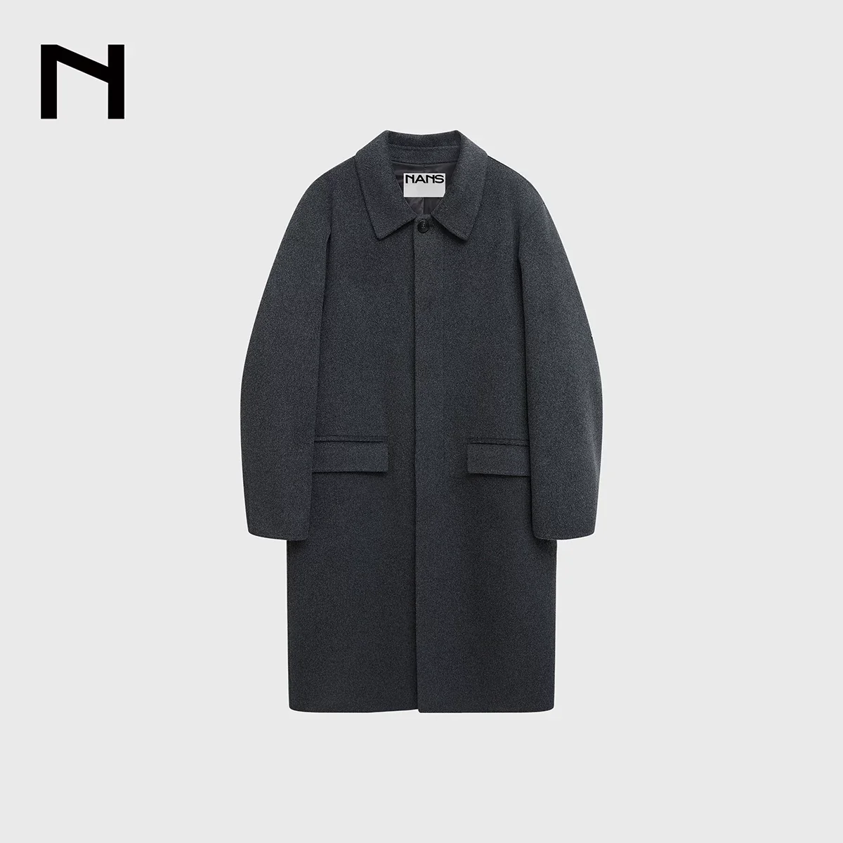 Merino Double-Faced Overcoat - Image 6