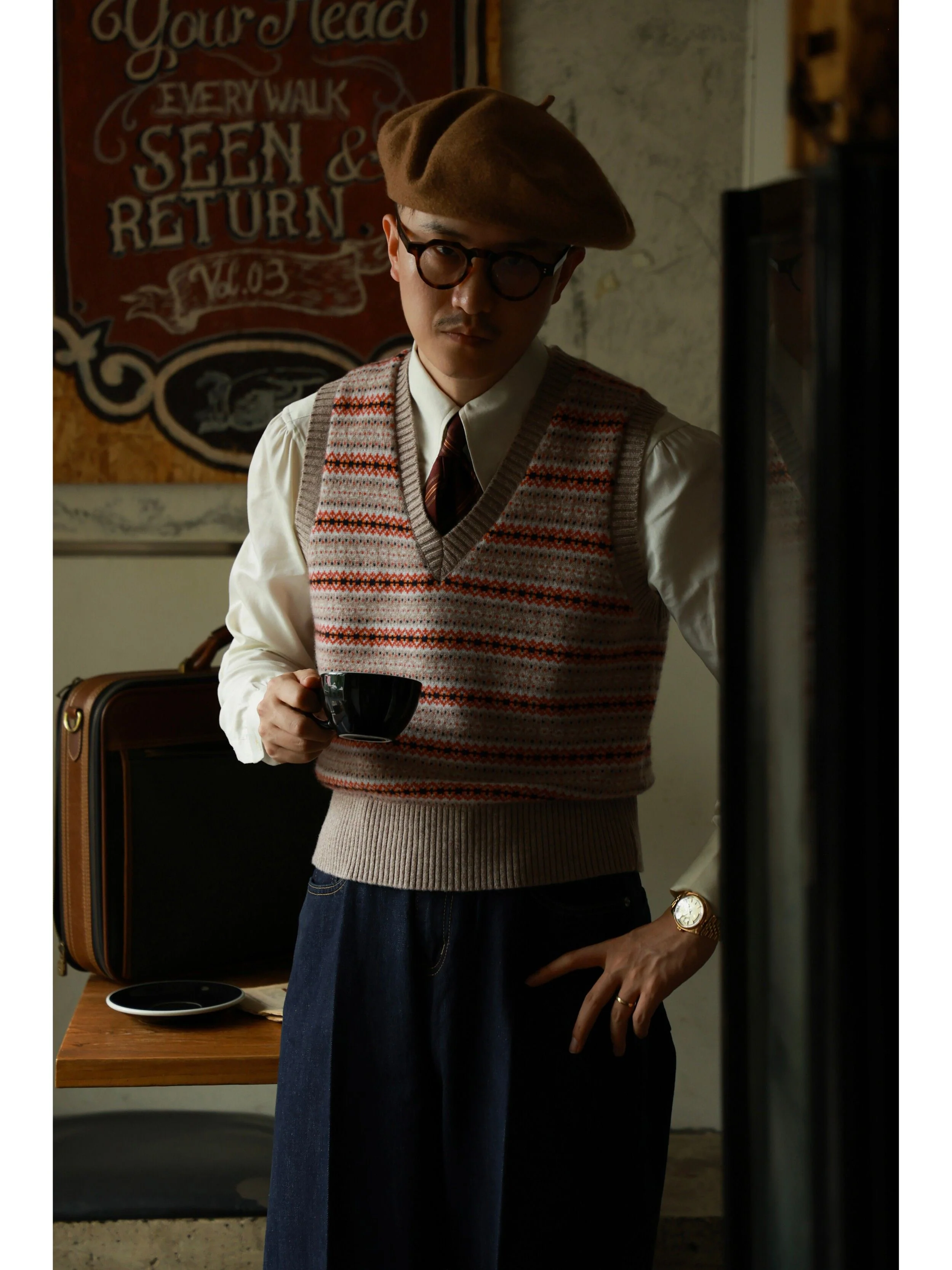 Merino Fair Isle Vest