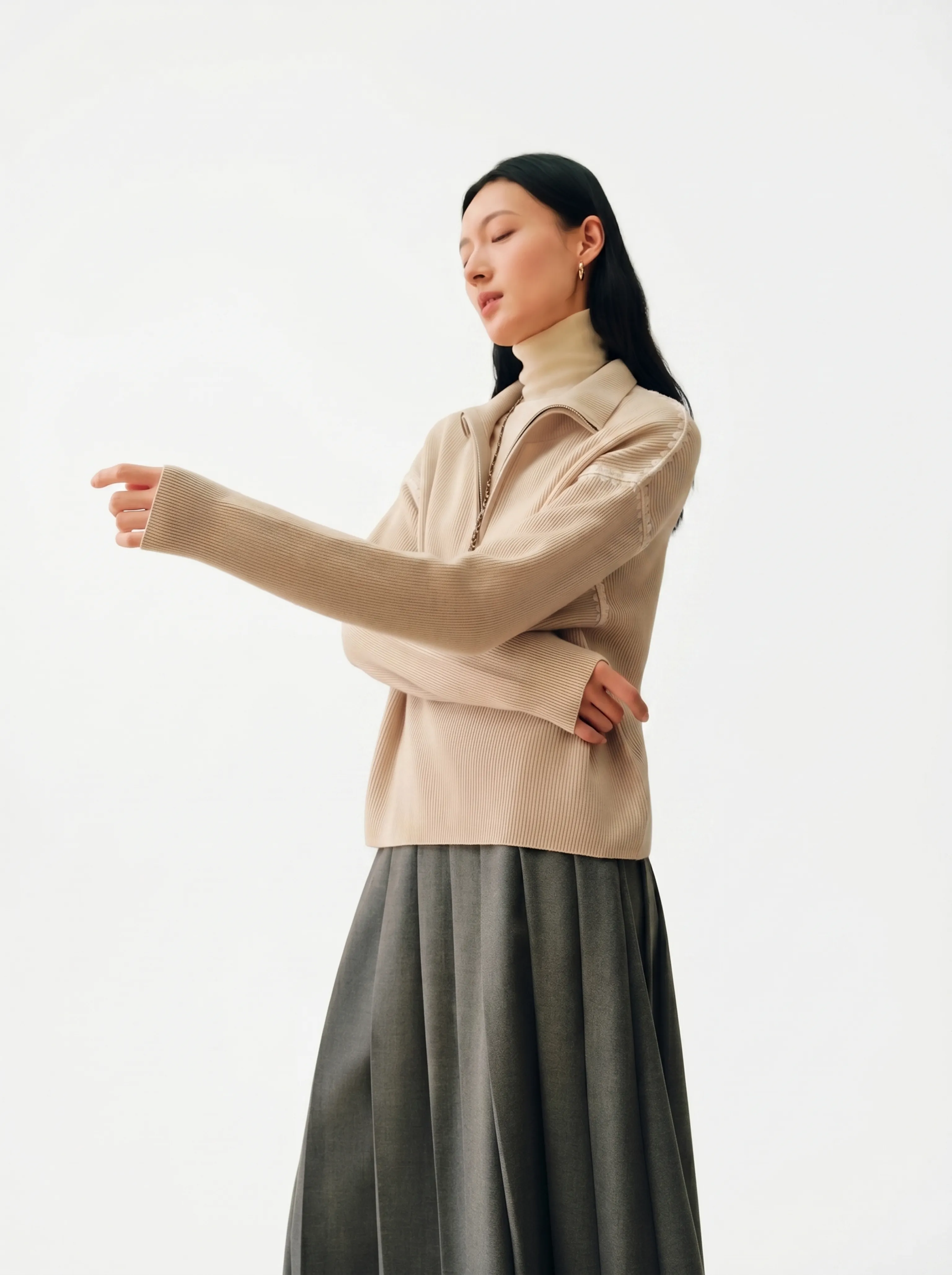 Merino Half-Zip Sweater - Image 2