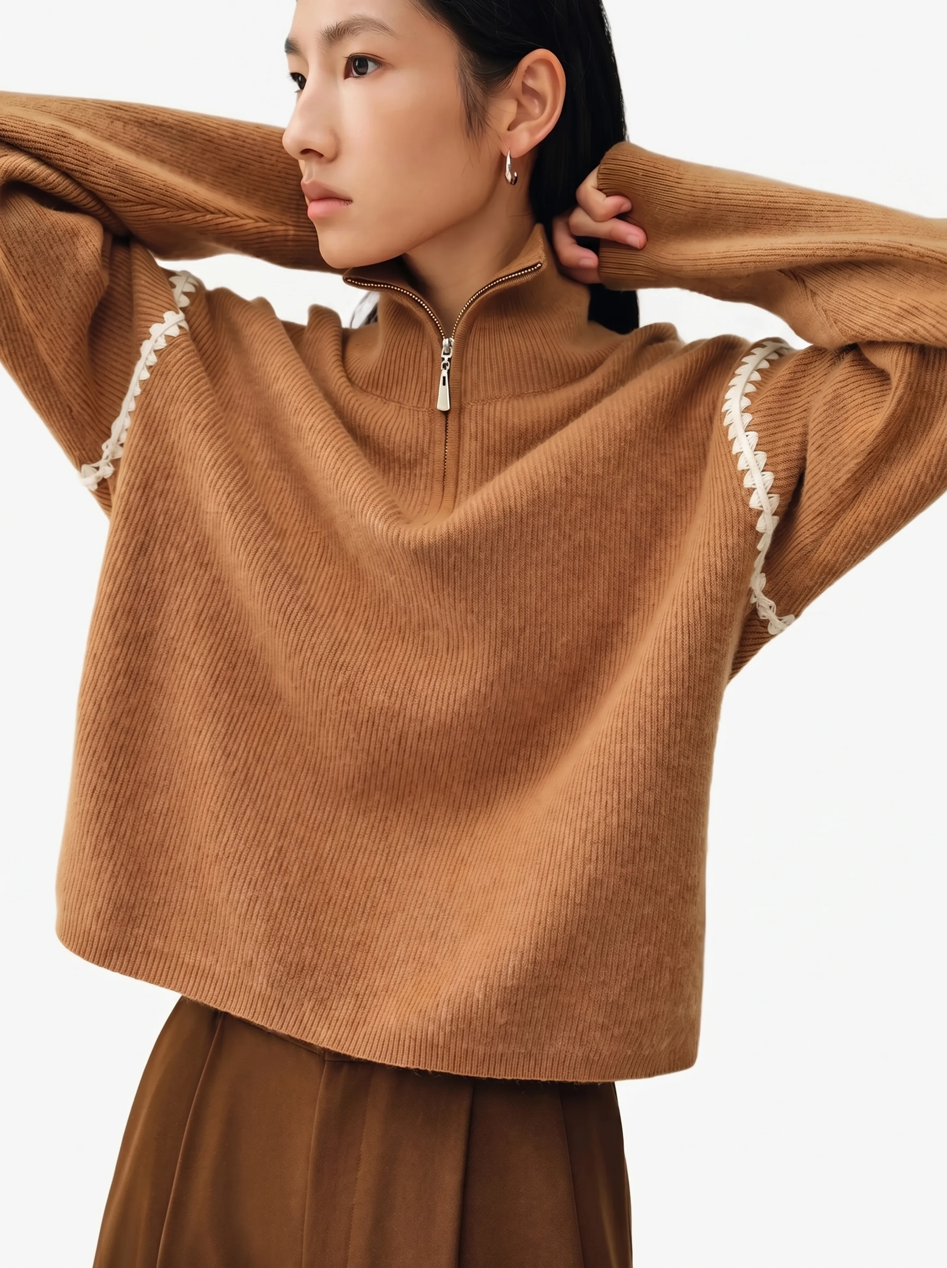 Merino Half-Zip Sweater - Image 3