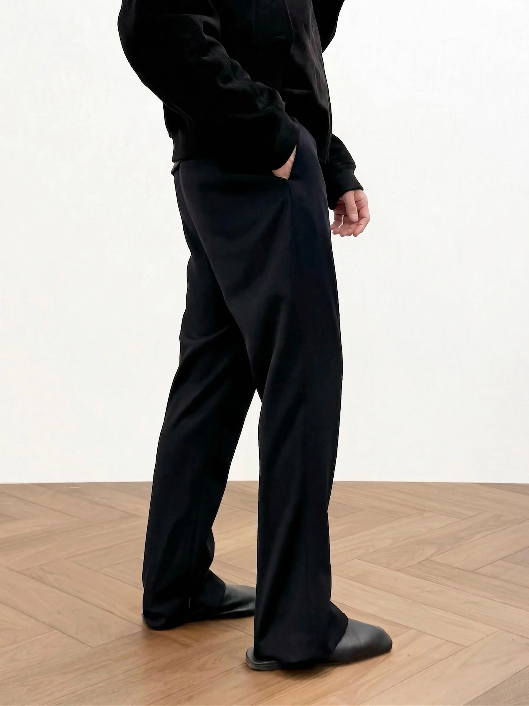 Merino Hem-Zip Trousers - Image 2