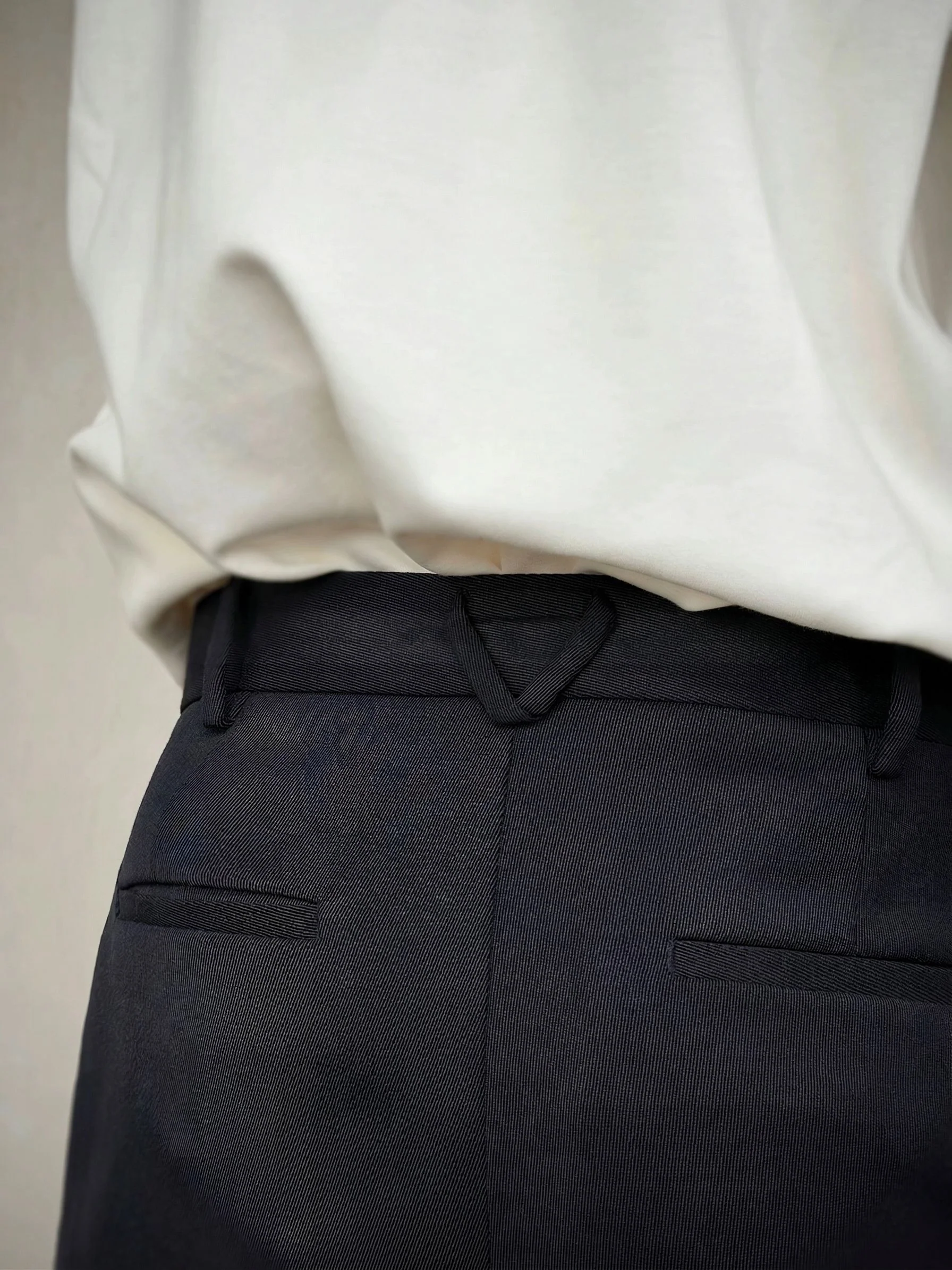 Merino Hem-Zip Trousers - Image 4