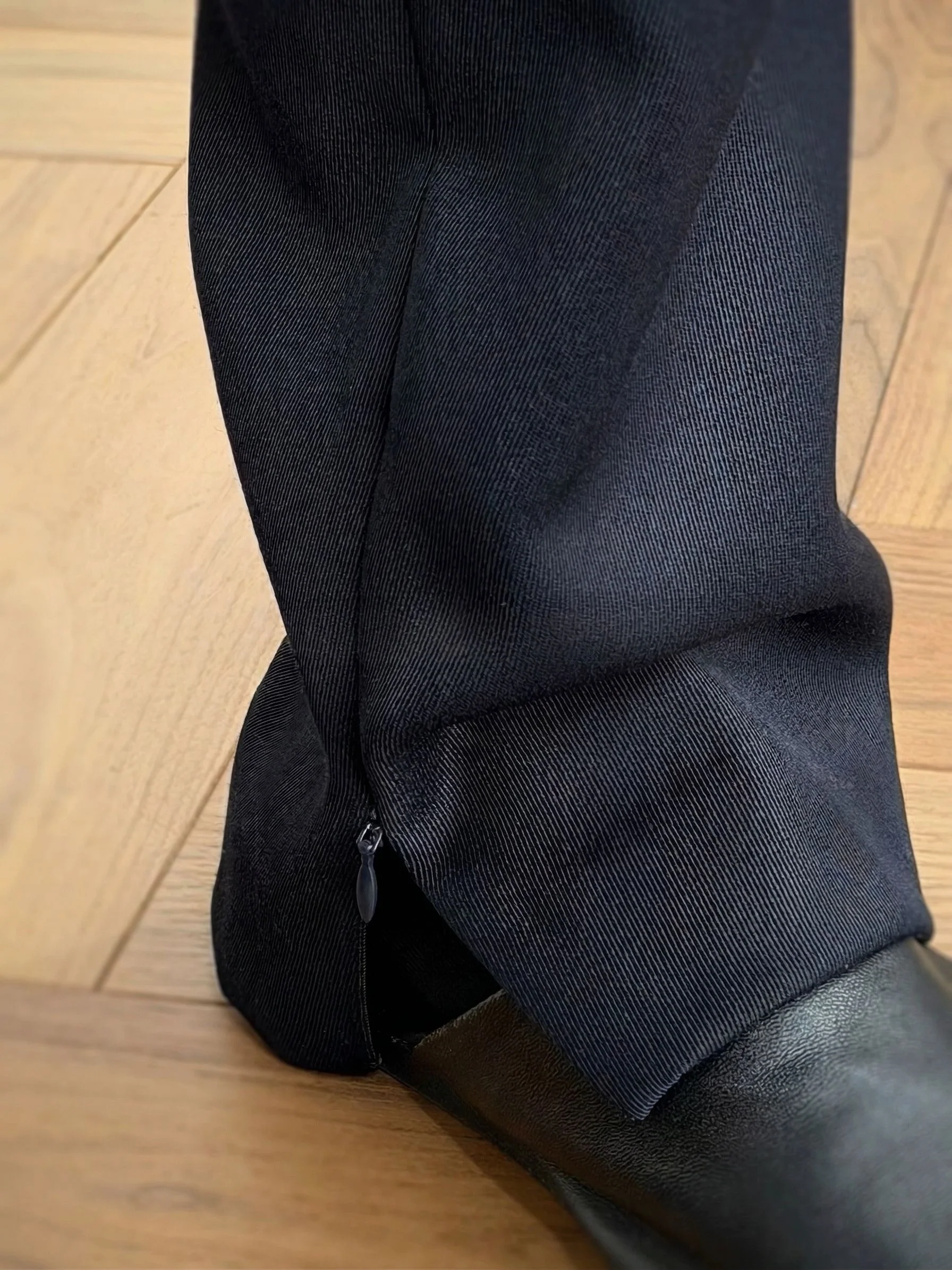 Merino Hem-Zip Trousers - Image 5