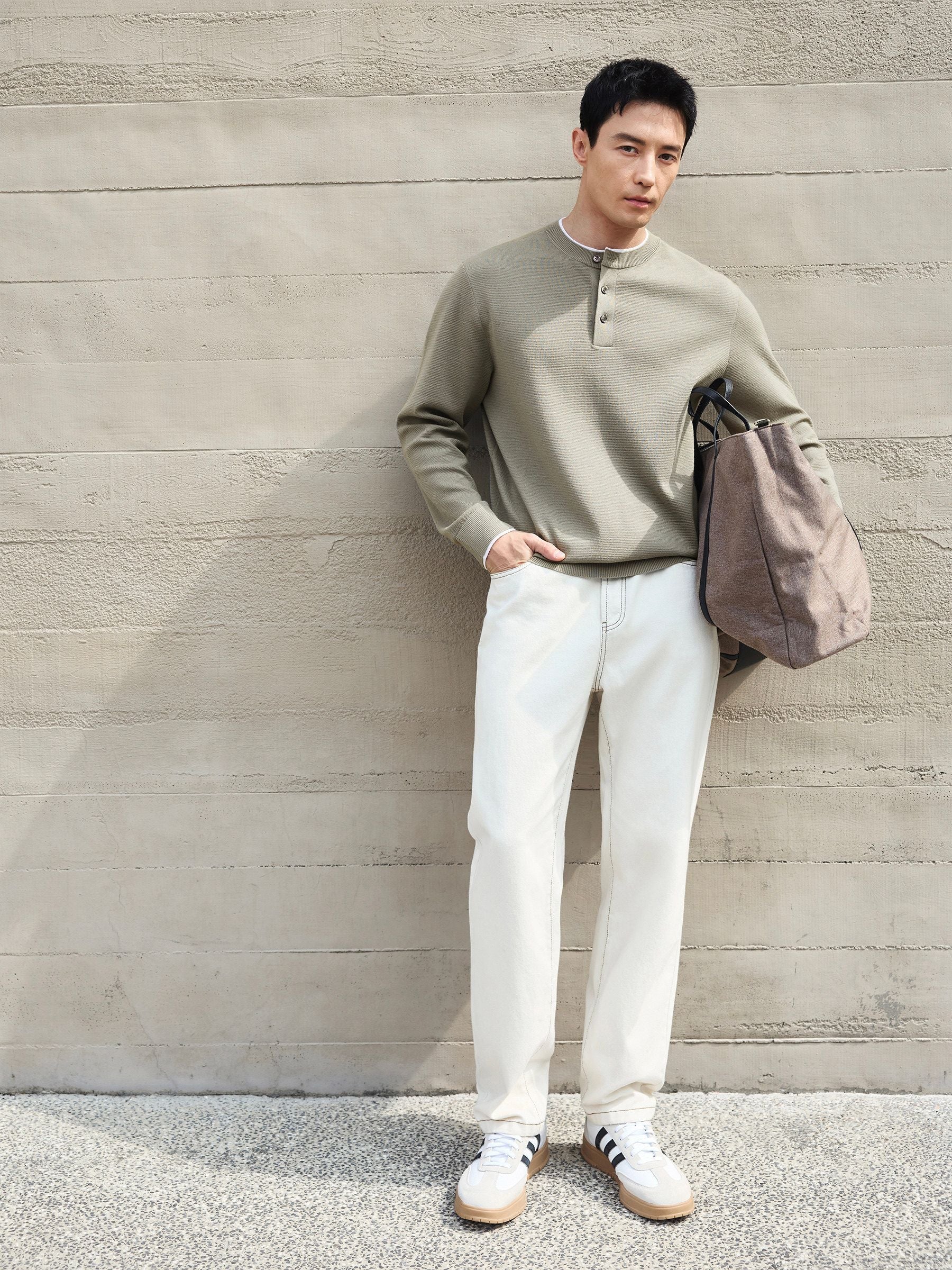 Merino Henley Sweater - Image 3