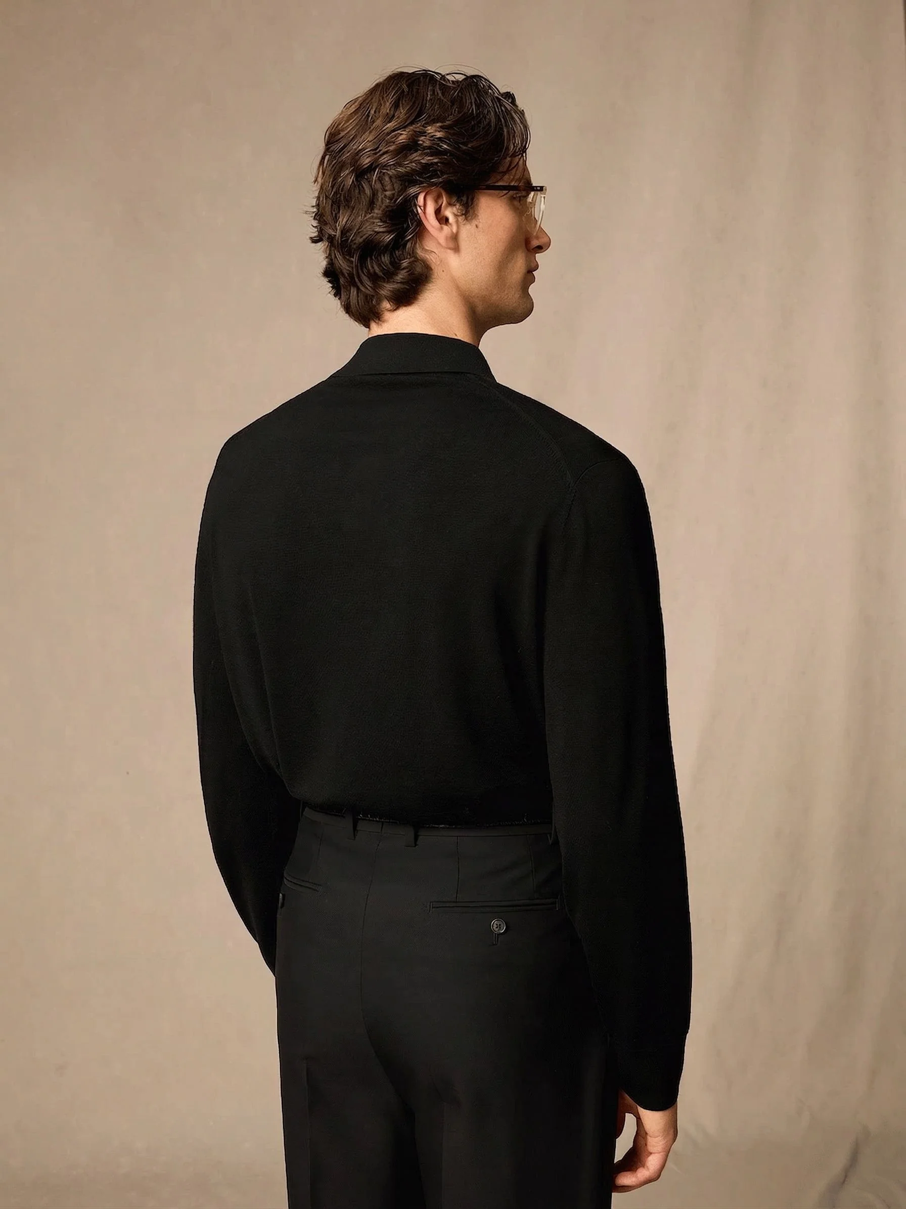 Merino Long-Sleeve Polo - Image 4
