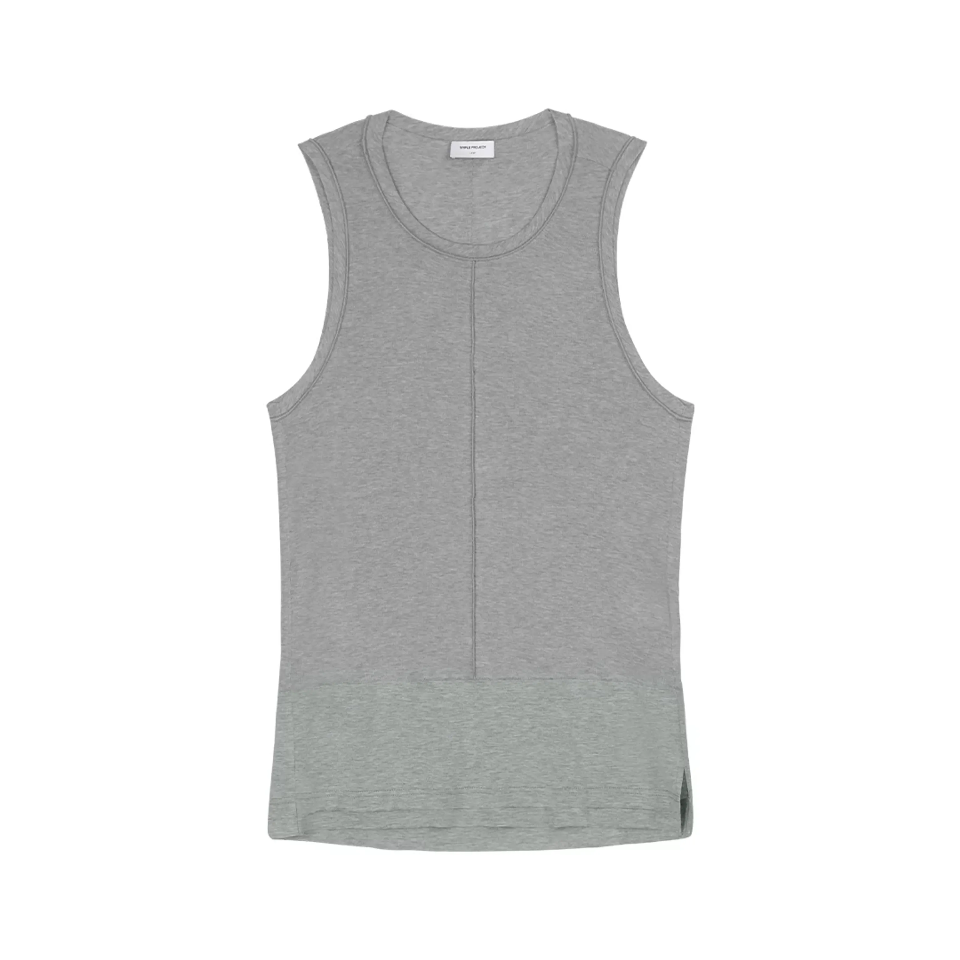 Merino Lyocell Layered Hem Tank - Image 7