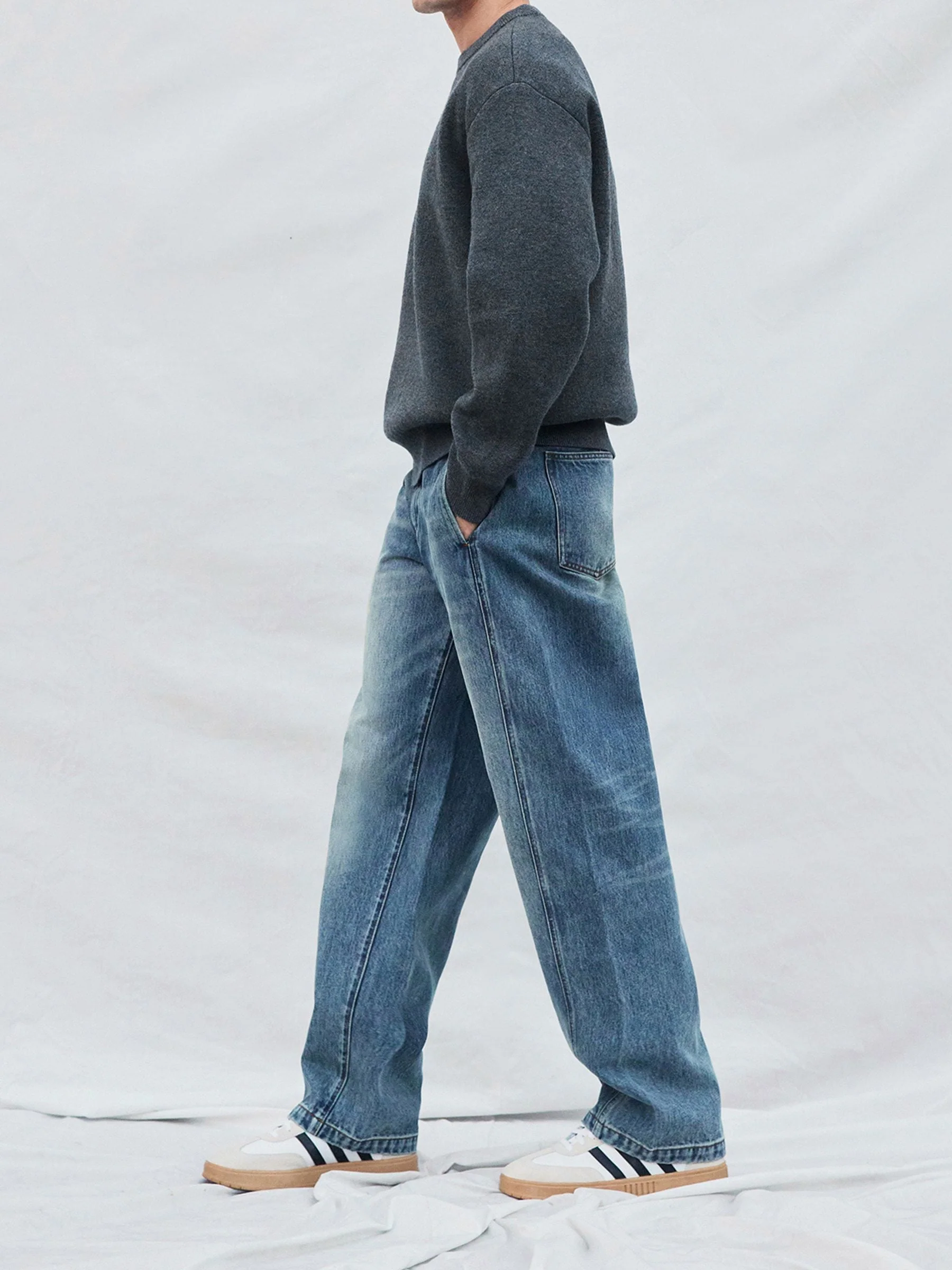 Merino Melange Crewneck Sweater - Image 4