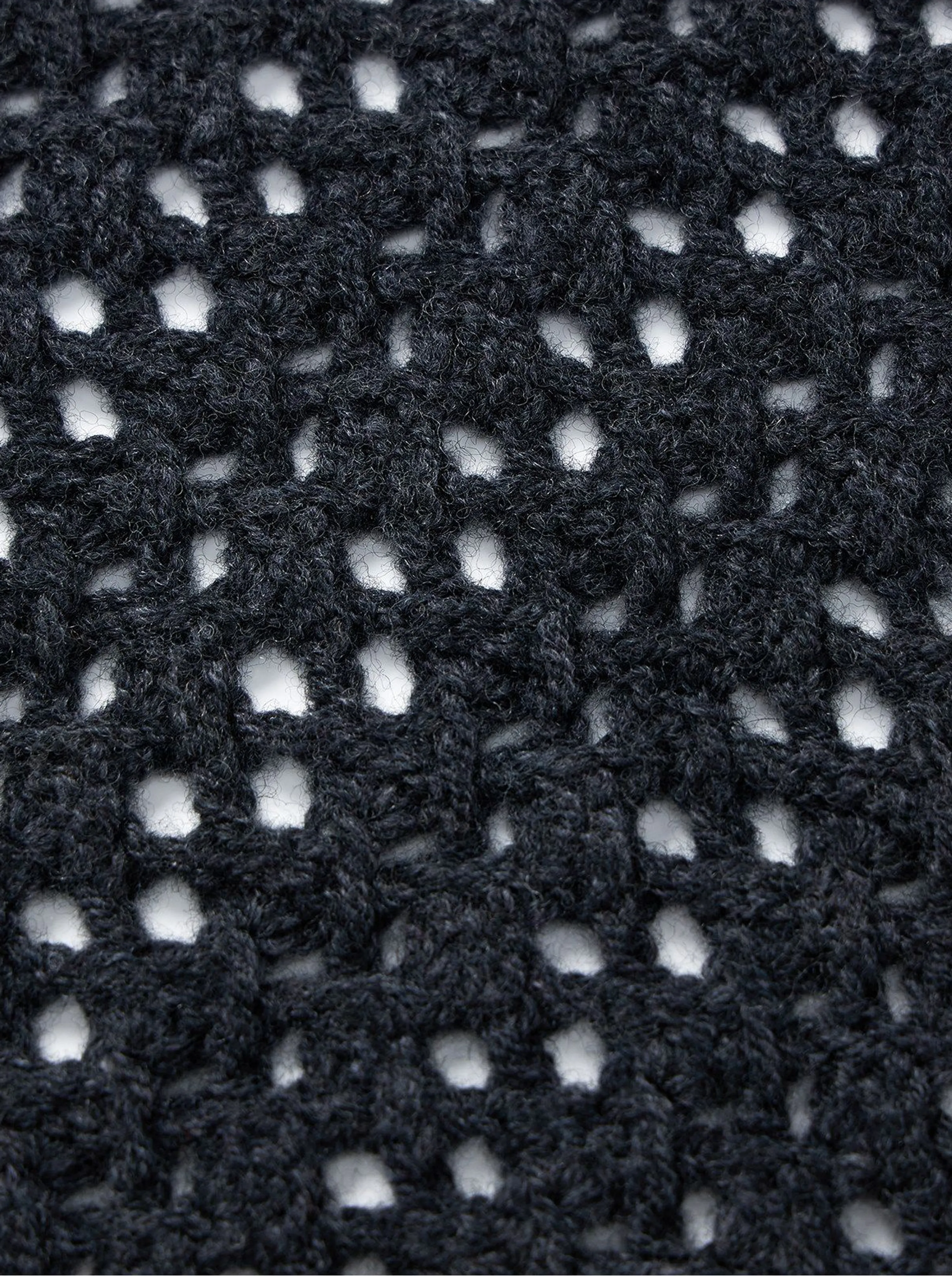 Merino Openwork Triangle Shawl