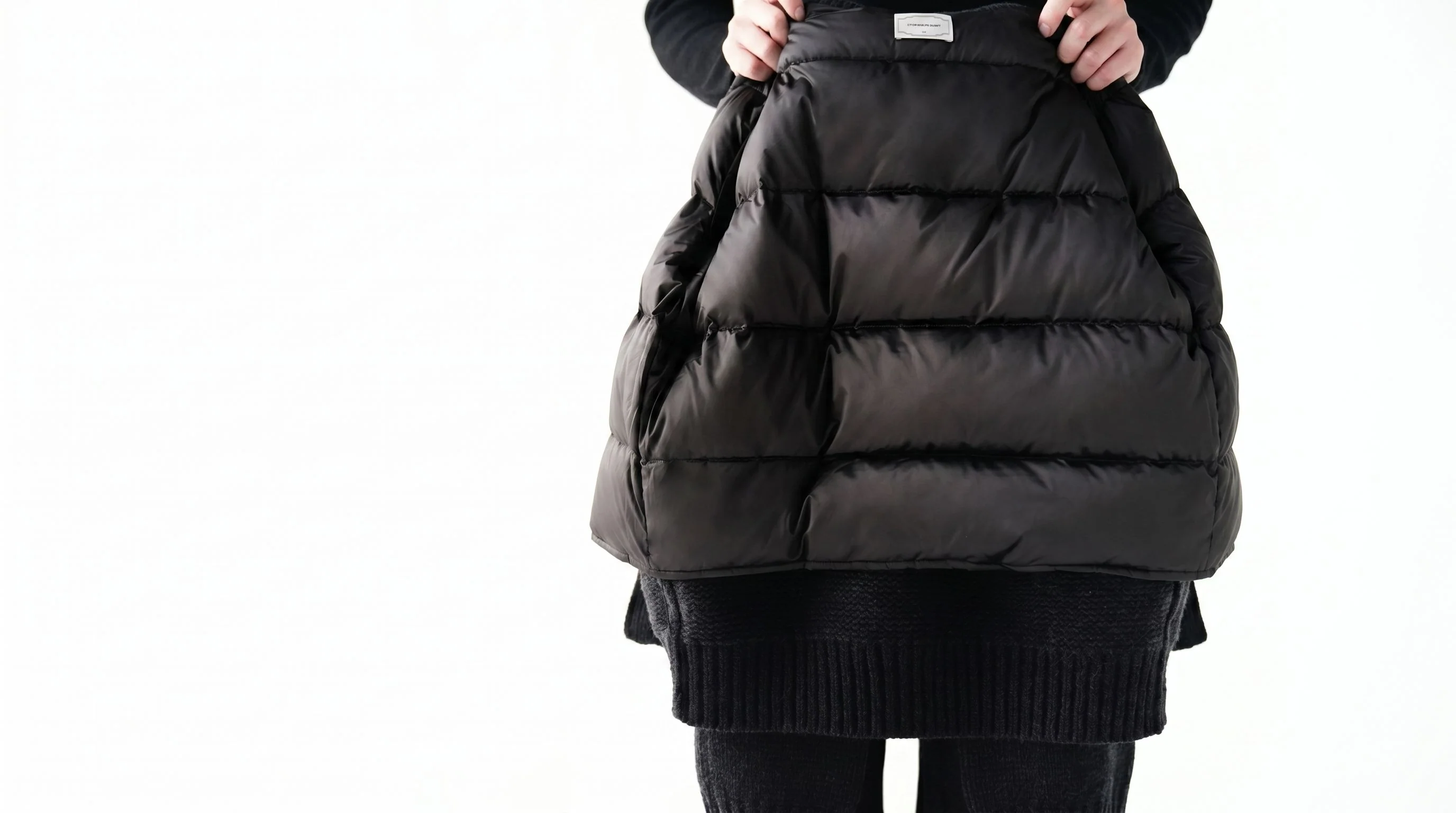 Merino Quilt-Lined Knit Jacket - Image 7