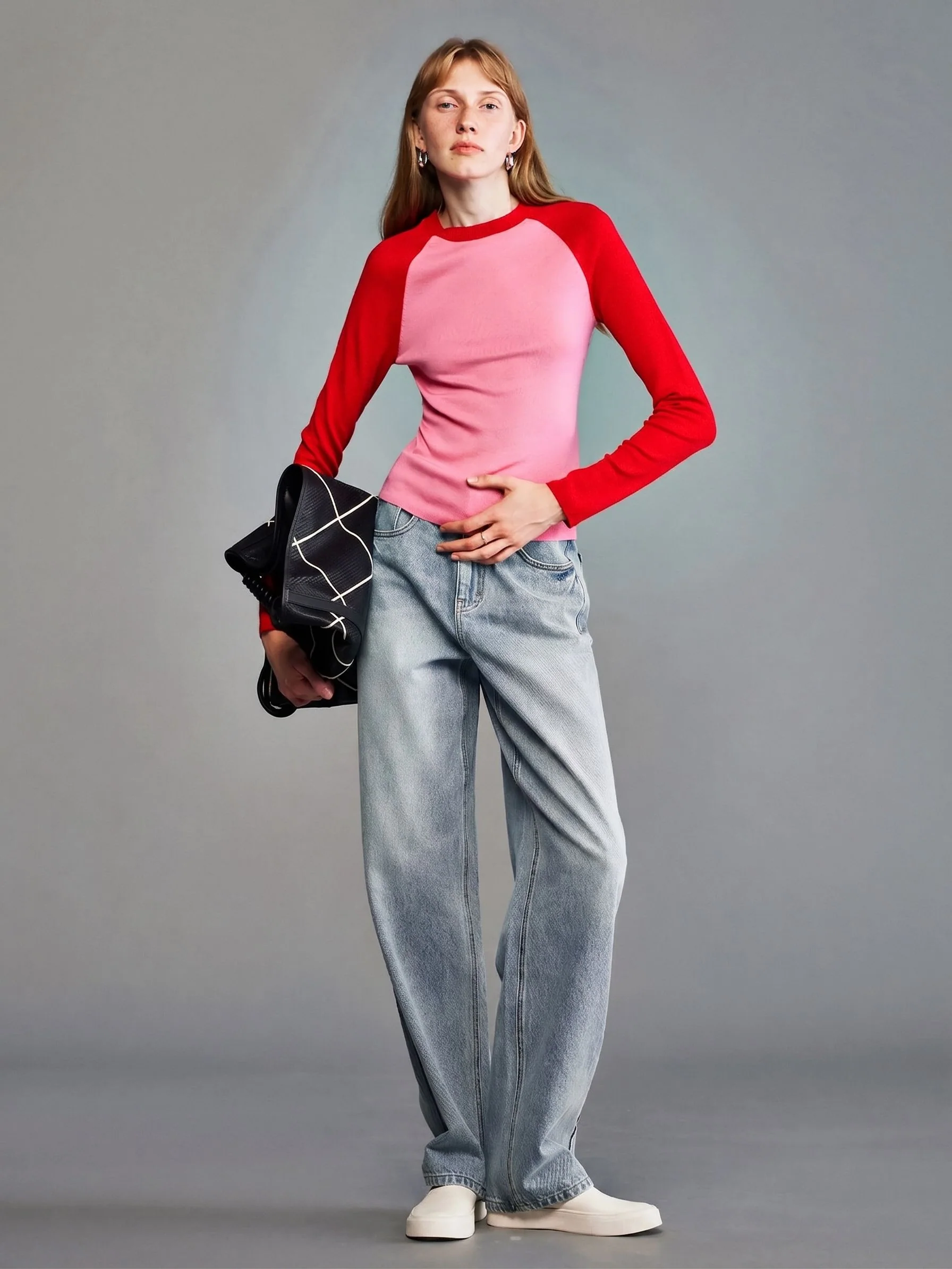 Merino Raglan Knit Sweater - Image 2