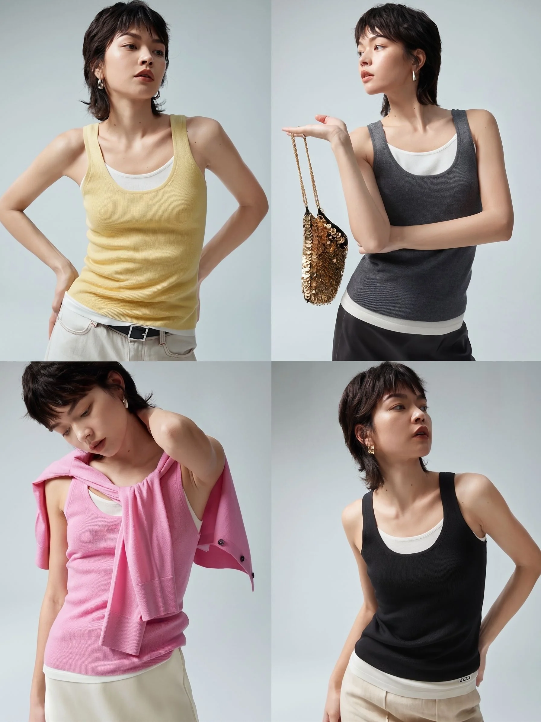 Merino Rib-Knit Twinset