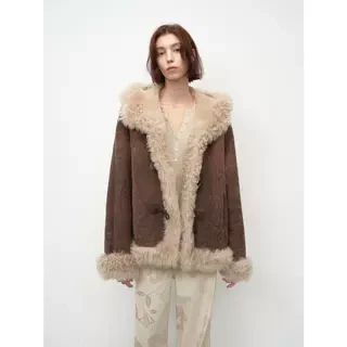 Merino Shearling Hooded Jacket - Image 6