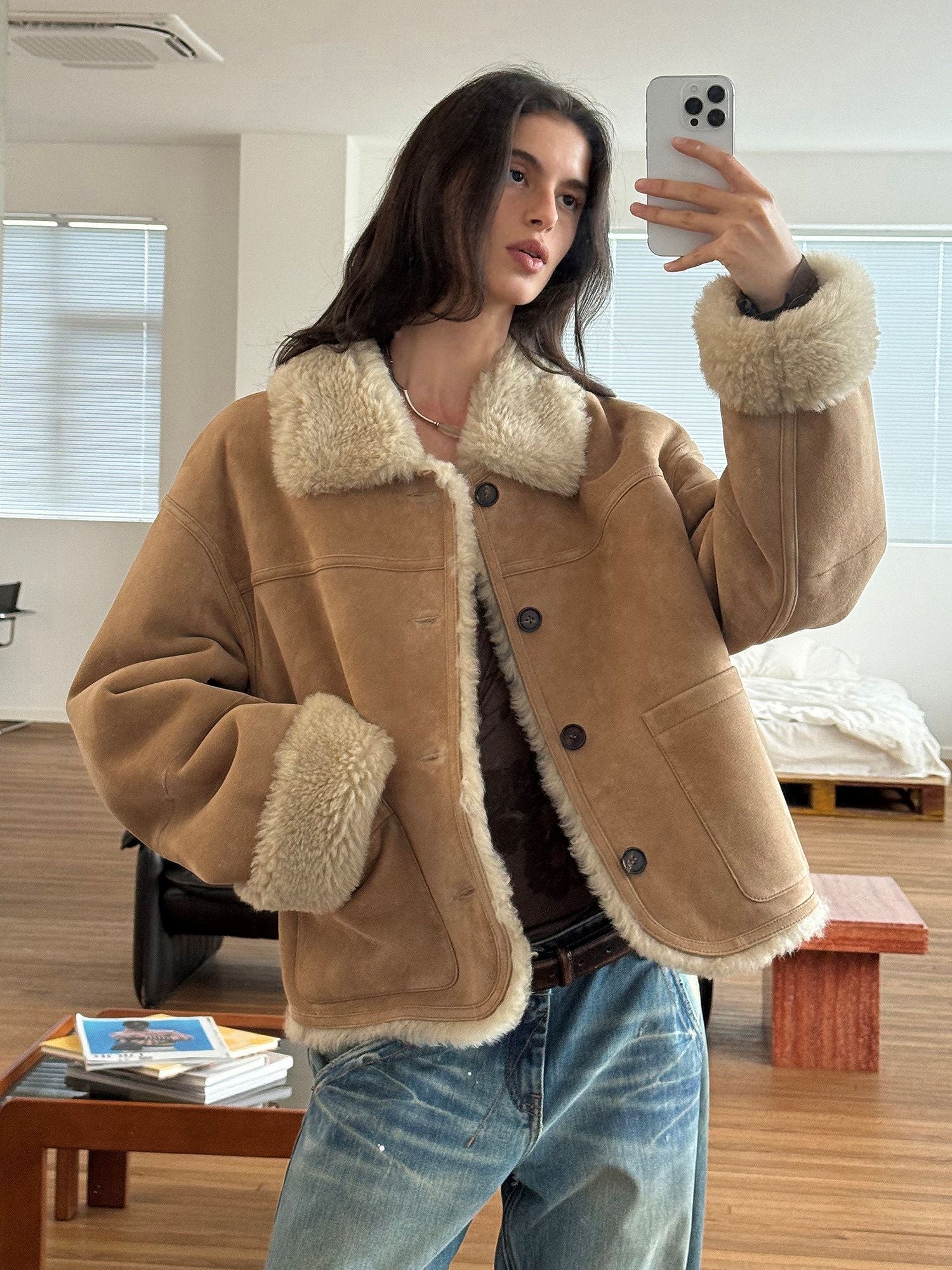 Merino Shearling Jacket - Image 3