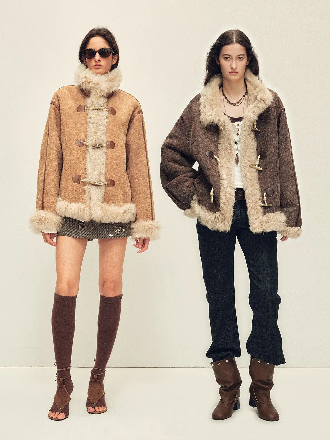 Merino Shearling Toggle Jacket - Image 2