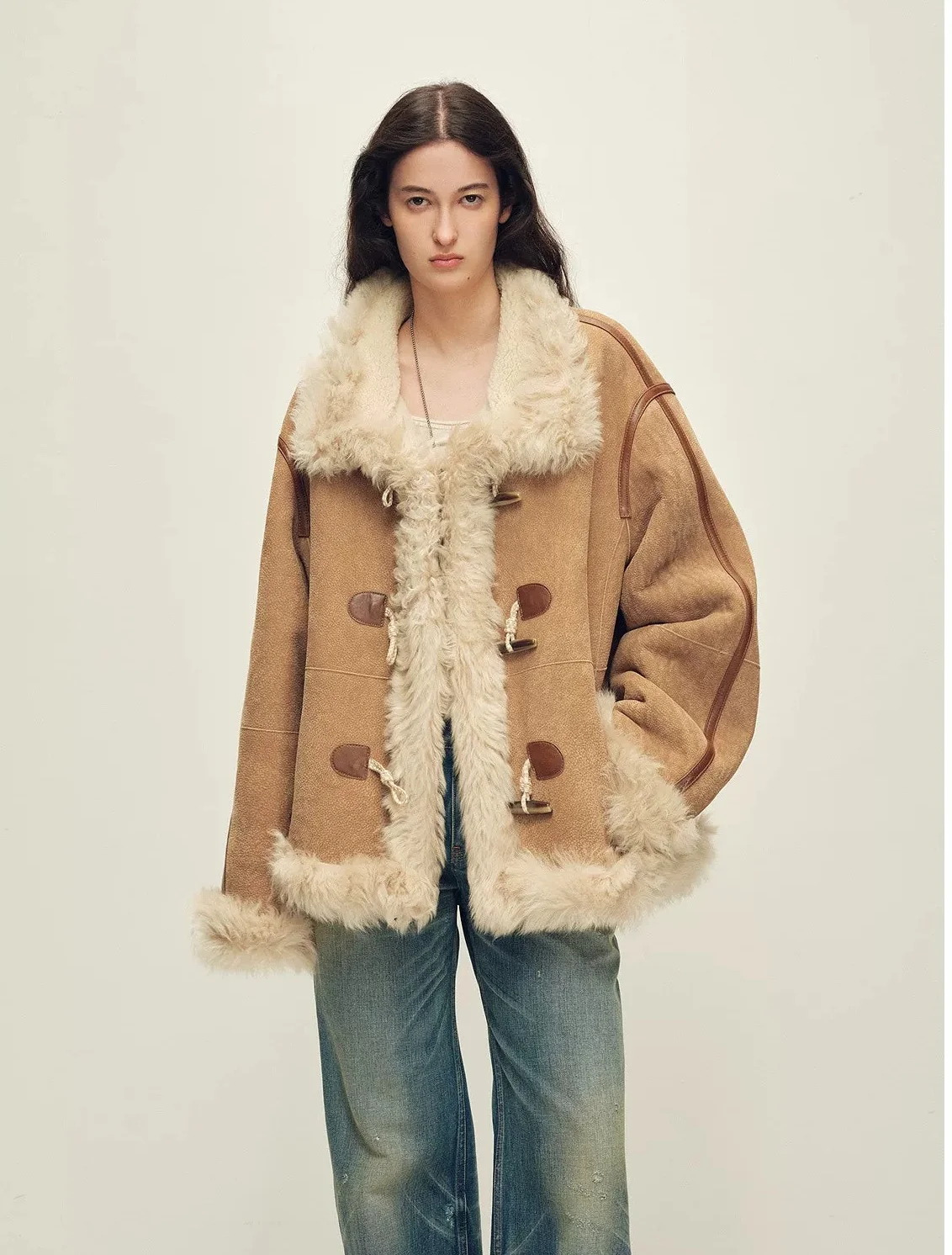 Merino Shearling Toggle Jacket - Image 6