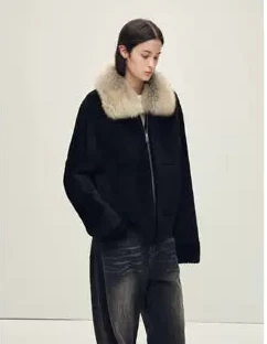 Merino Shearling Zip Jacket - Image 7