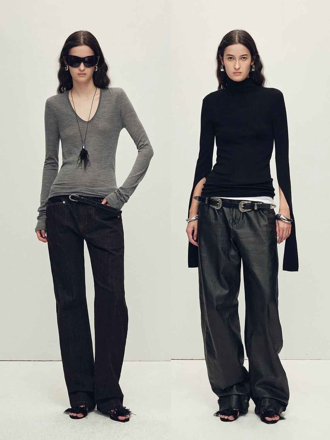 Merino Split-Sleeve Knit Top - Image 3