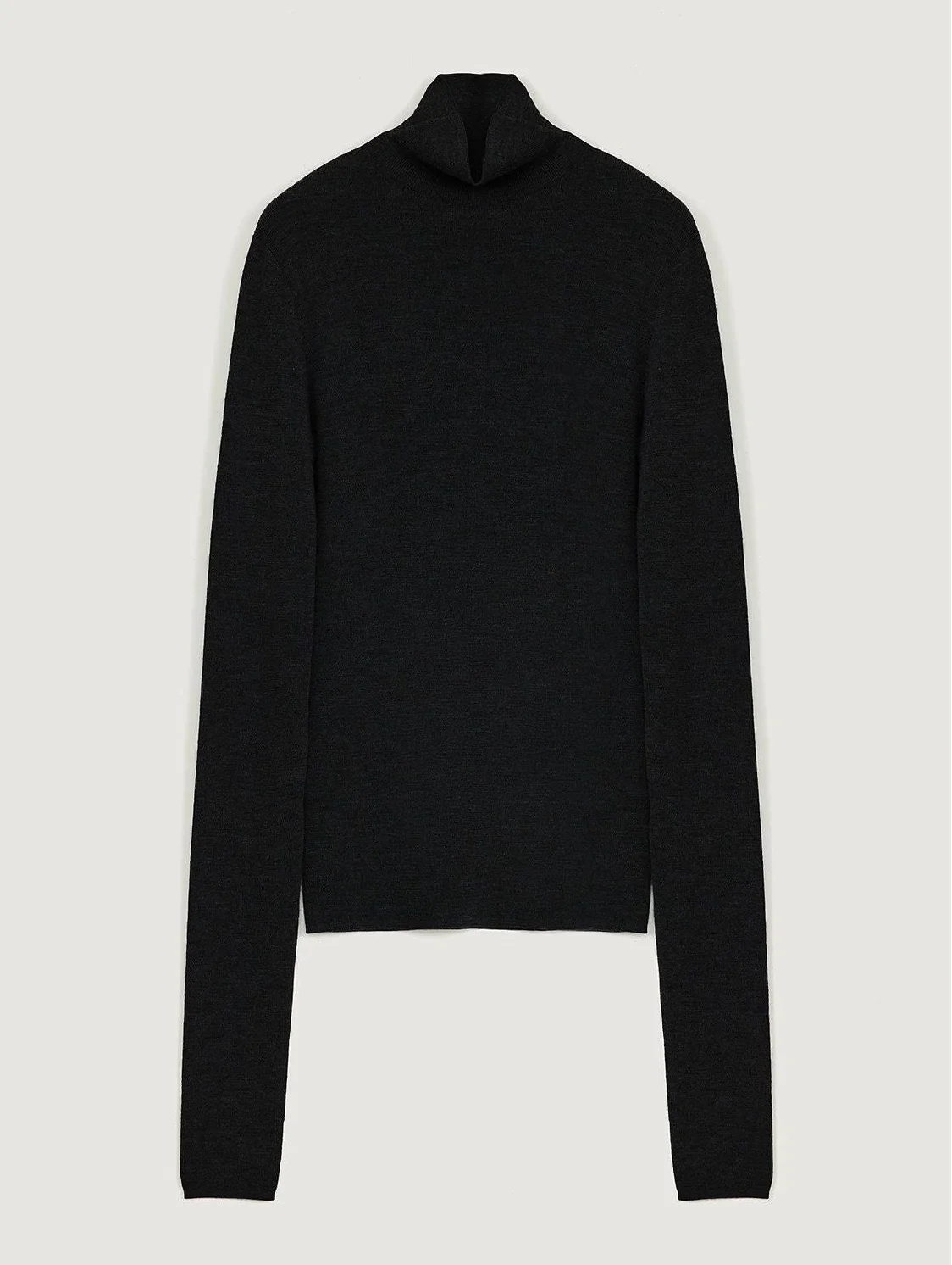 Merino Split-Sleeve Knit Top - Image 8