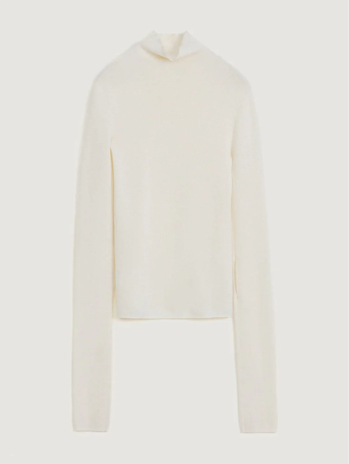 Merino Split-Sleeve Knit Top - Image 9