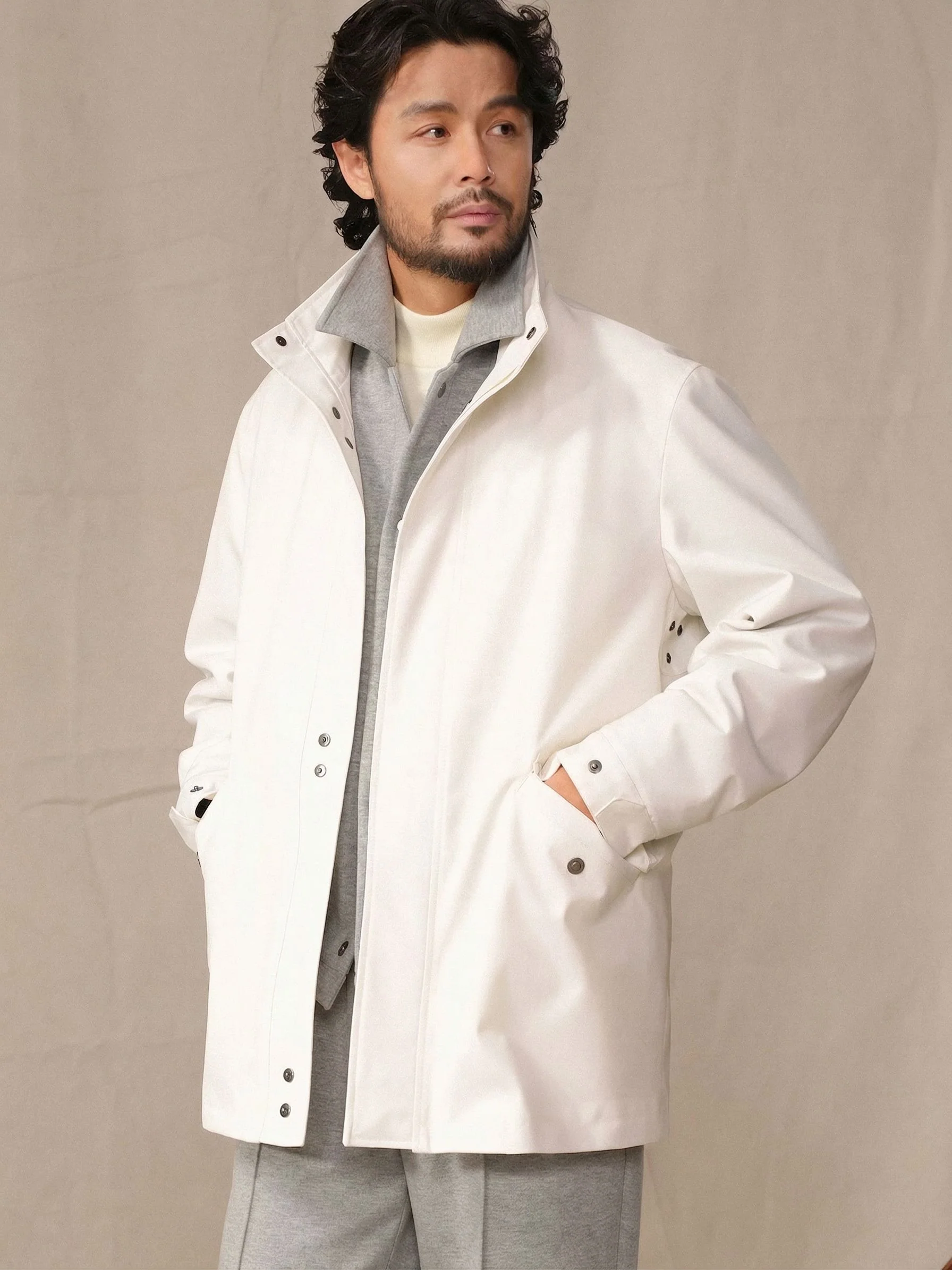 Merino Stand-Collar Field Jacket - Image 2