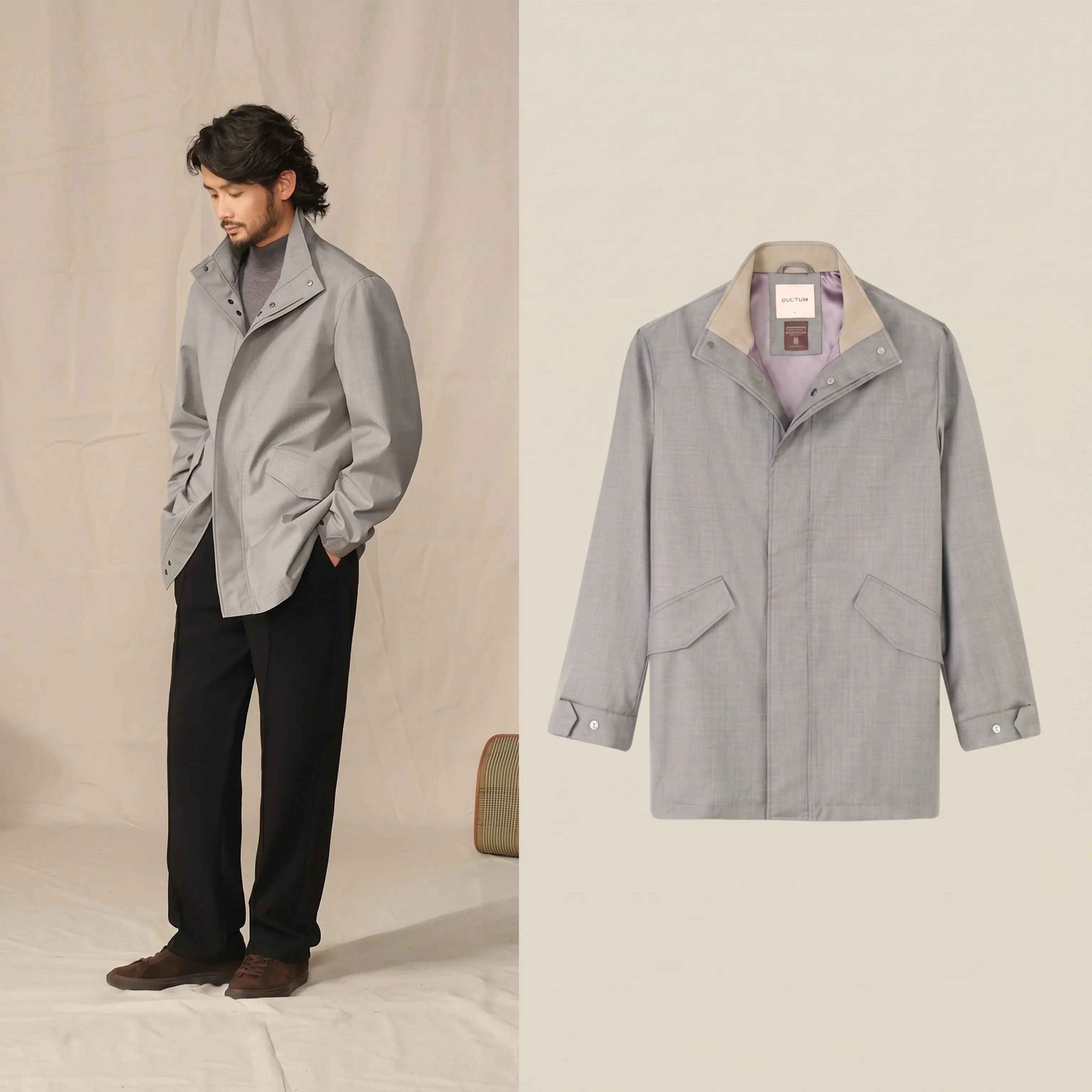 Merino Stand-Collar Field Jacket - Image 4