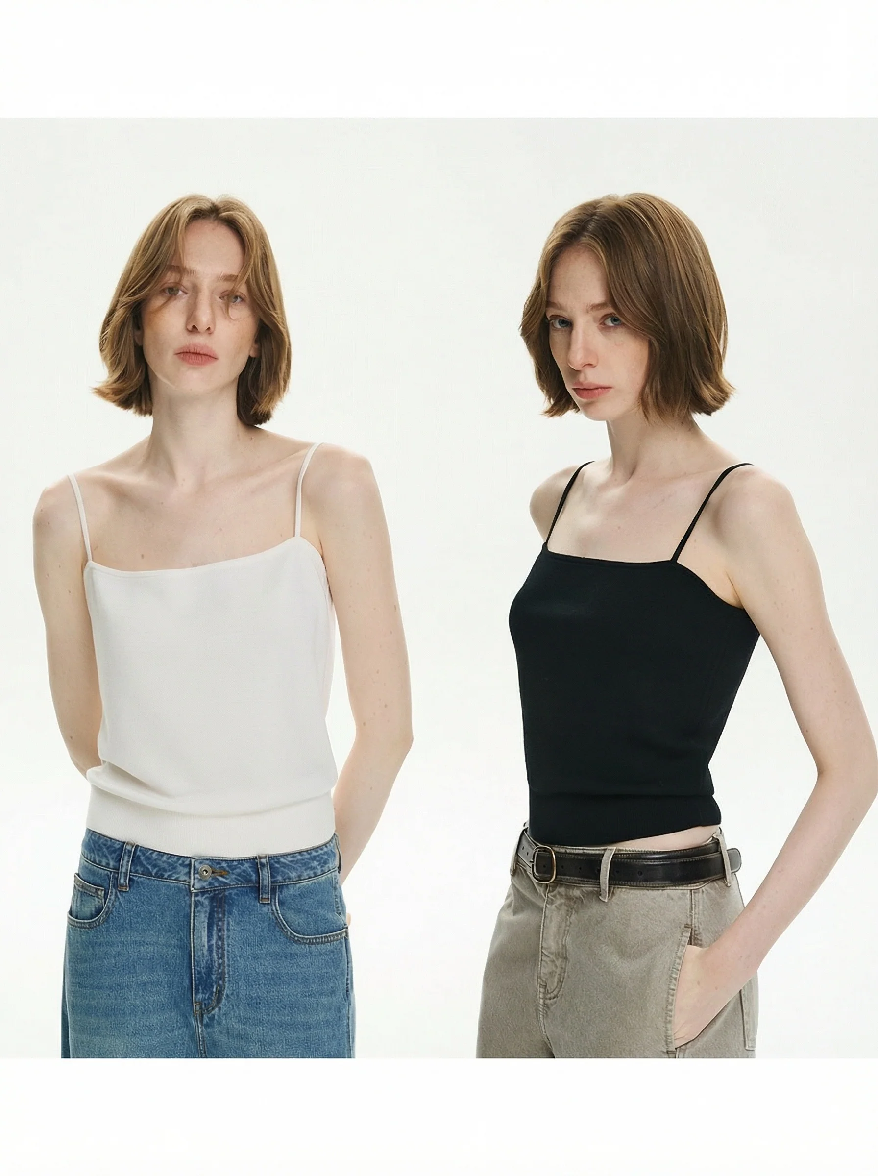 Merino Straight-Neck Camisole