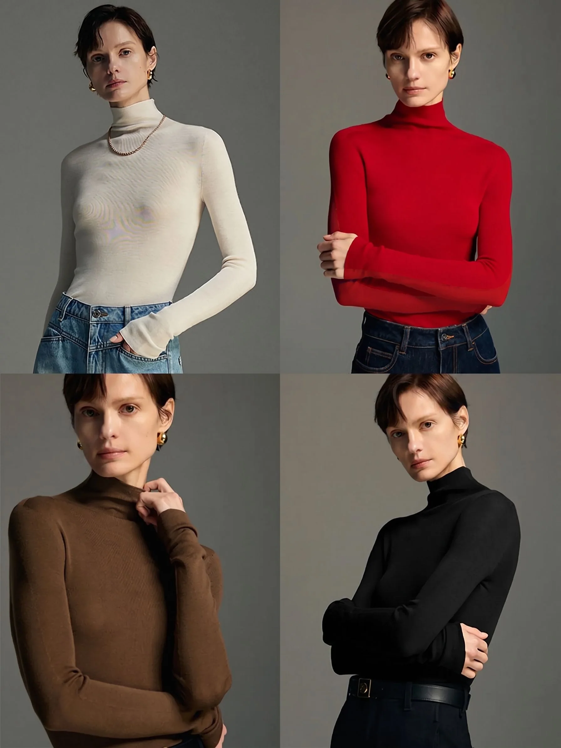 Merino Turtleneck Knit