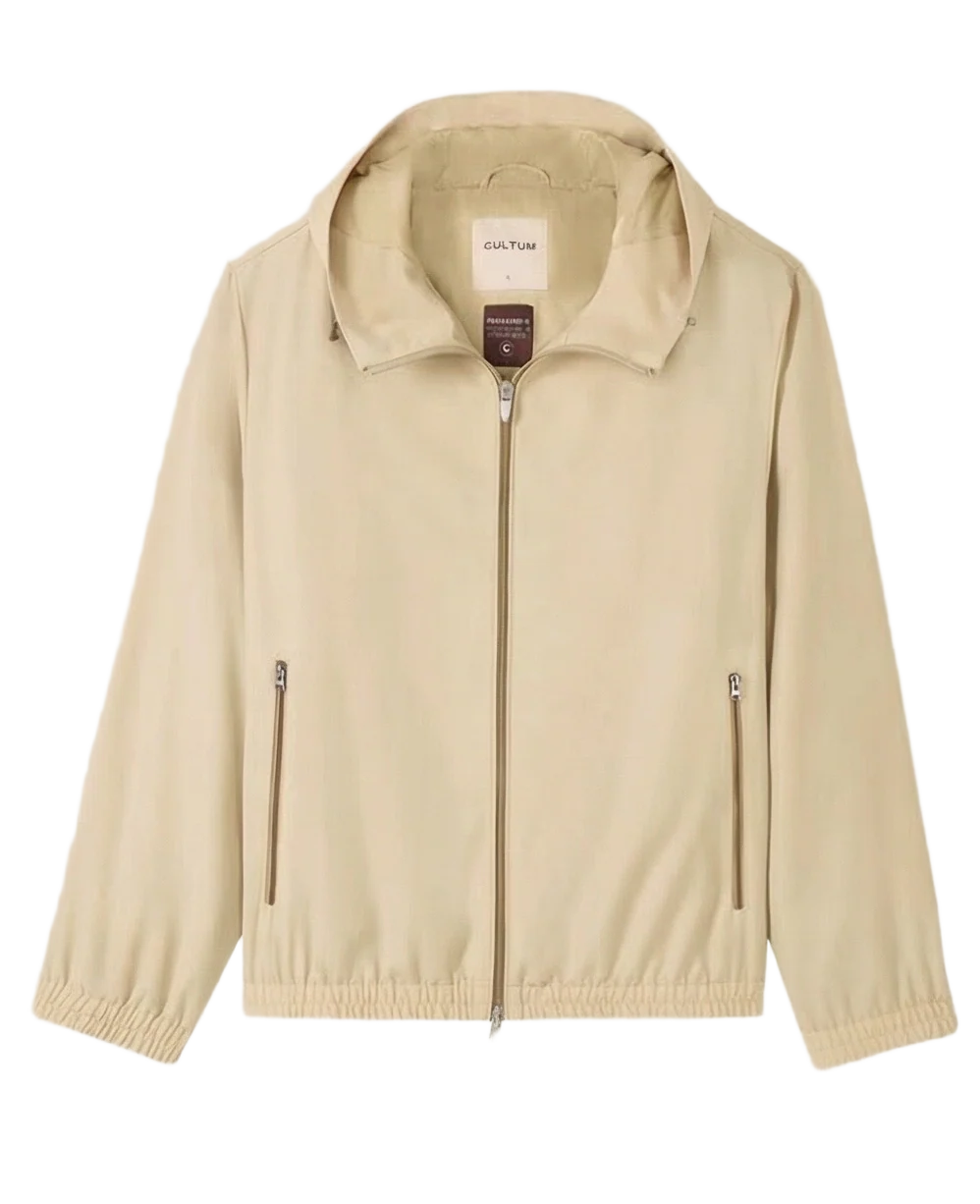 Merino Twill Hooded Jacket - Image 7