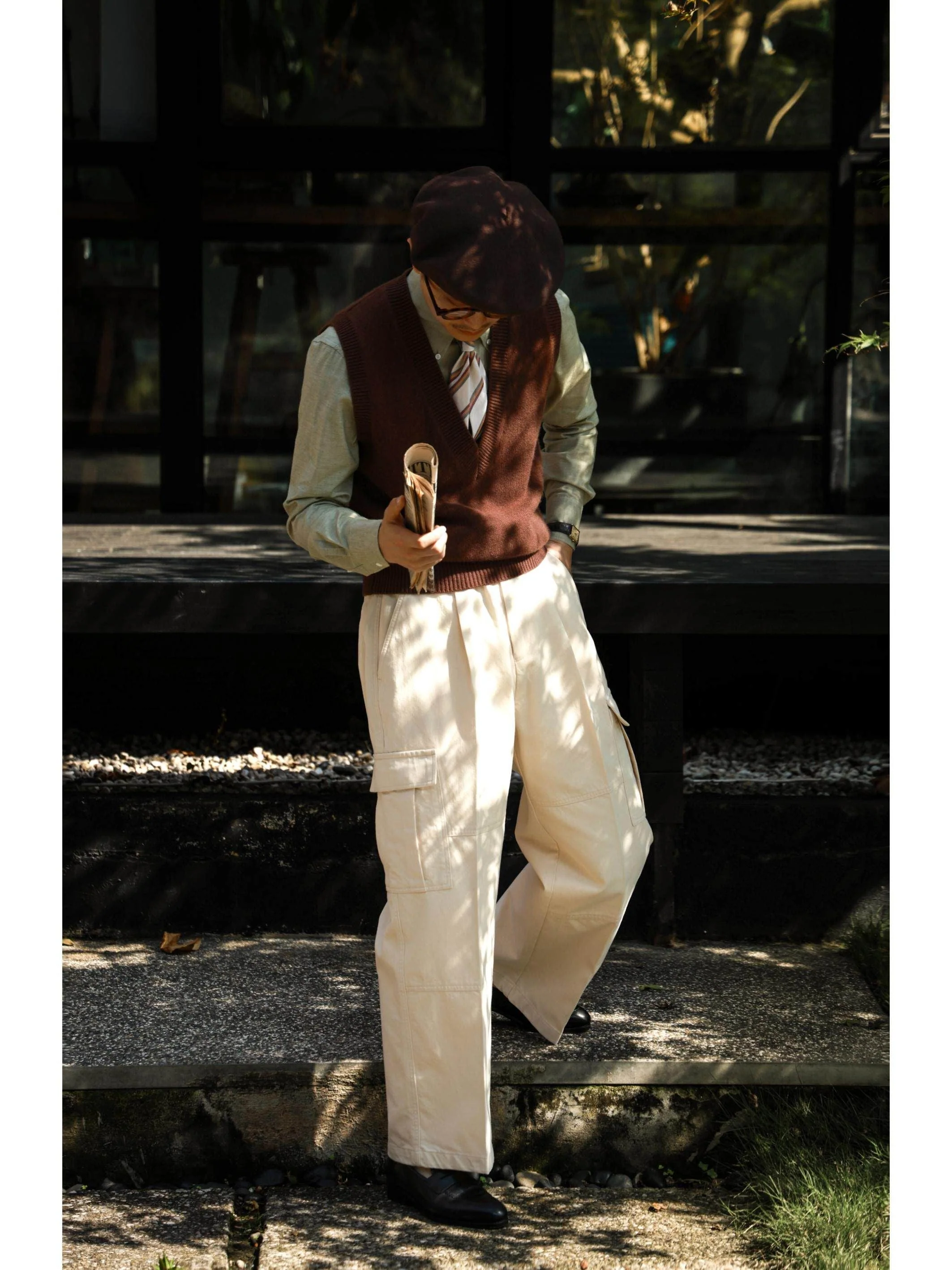 Merino V-Neck Vest - Image 4