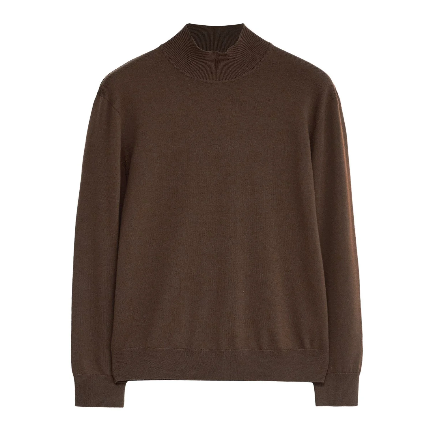 Merino Wool Mockneck Sweater - Image 10