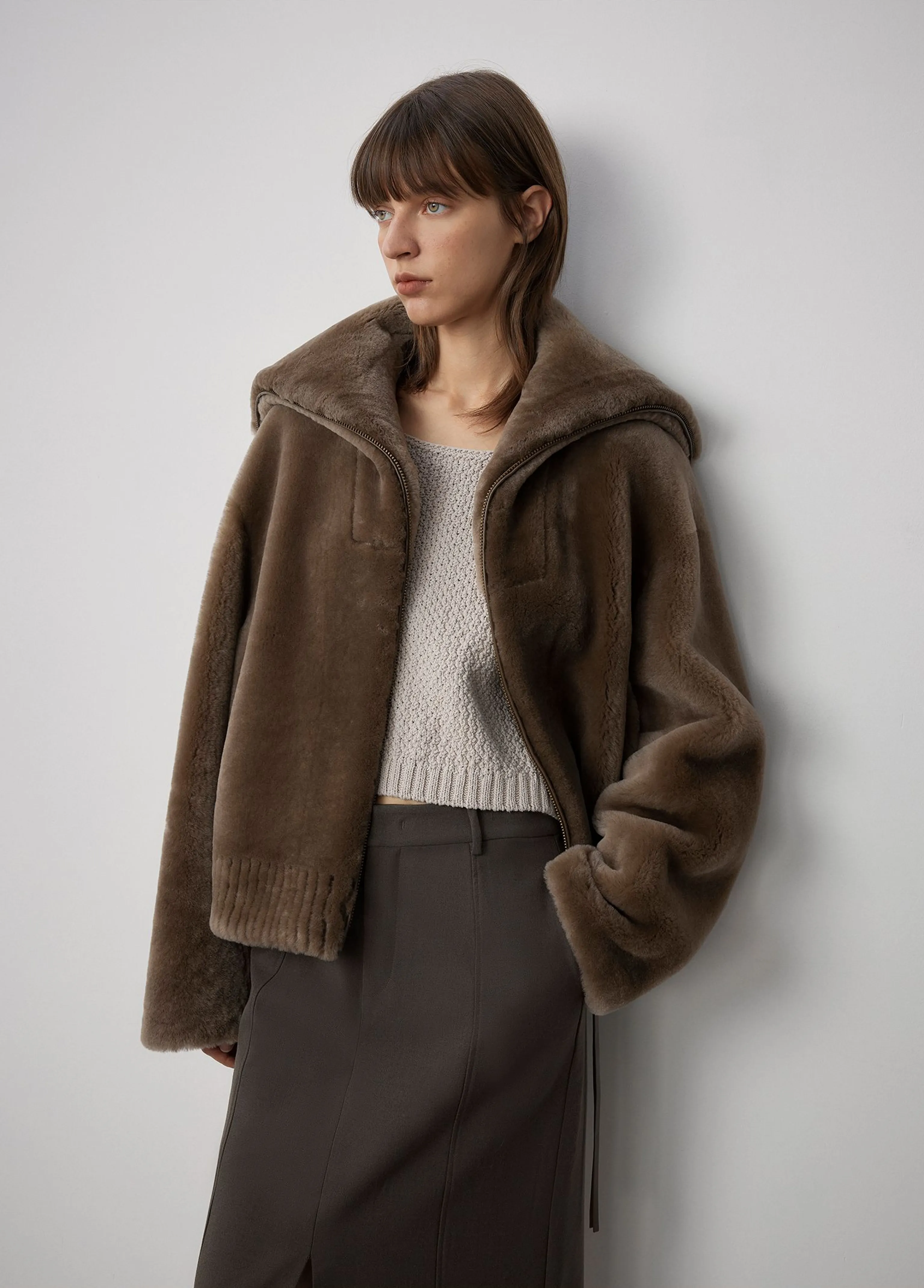 Merino Wool Sailor-Collar Jacket - Image 6