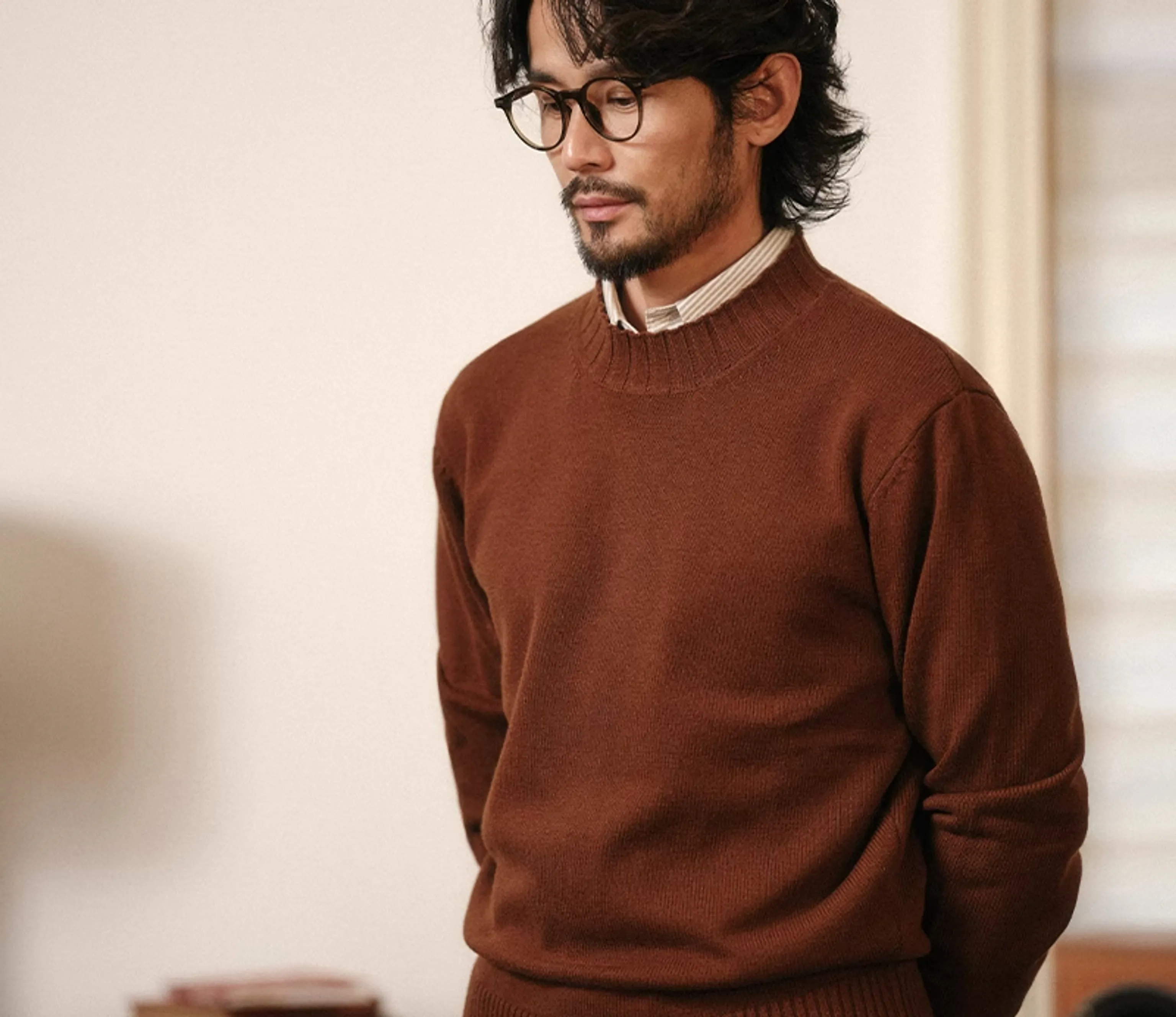 Merino Wool Turtleneck Sweater - Image 2