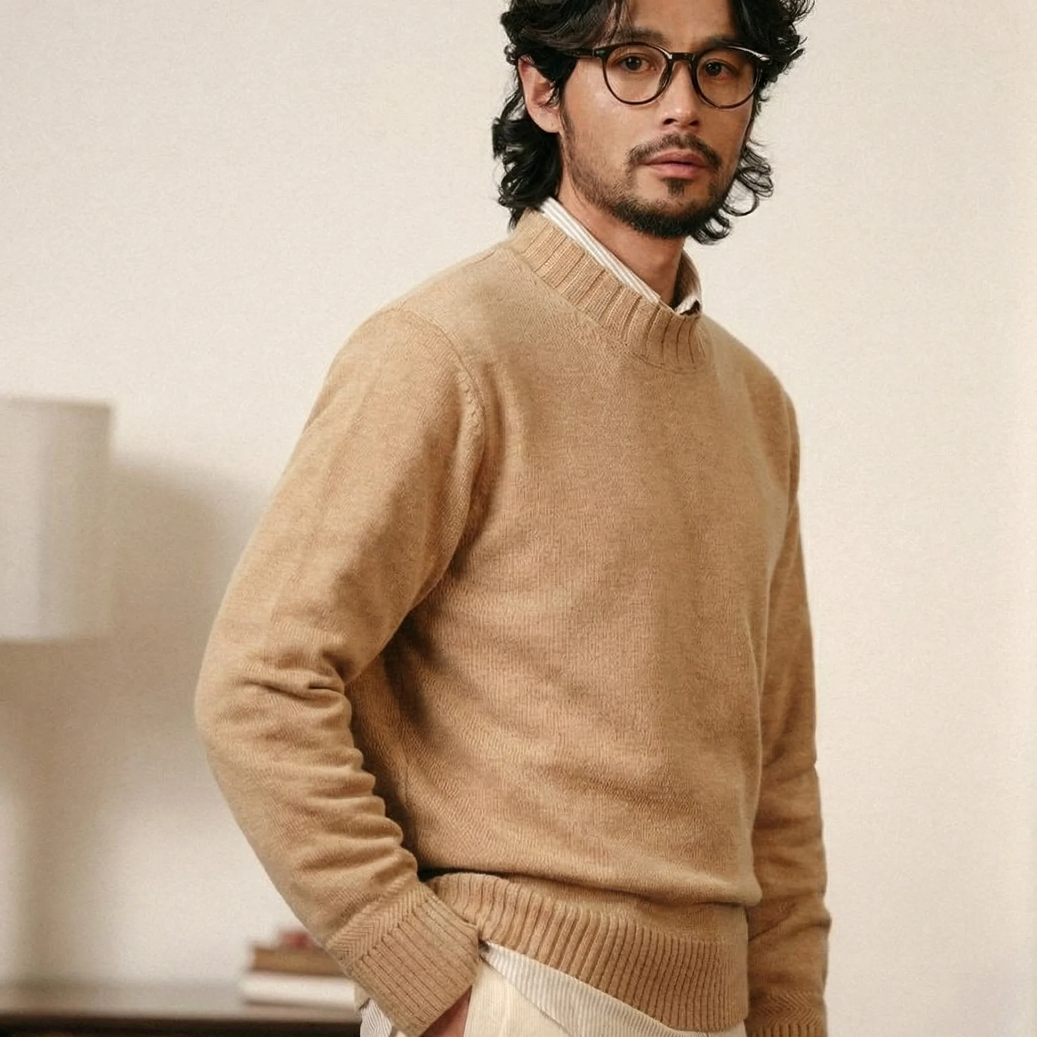 Merino Wool Turtleneck Sweater - Image 4