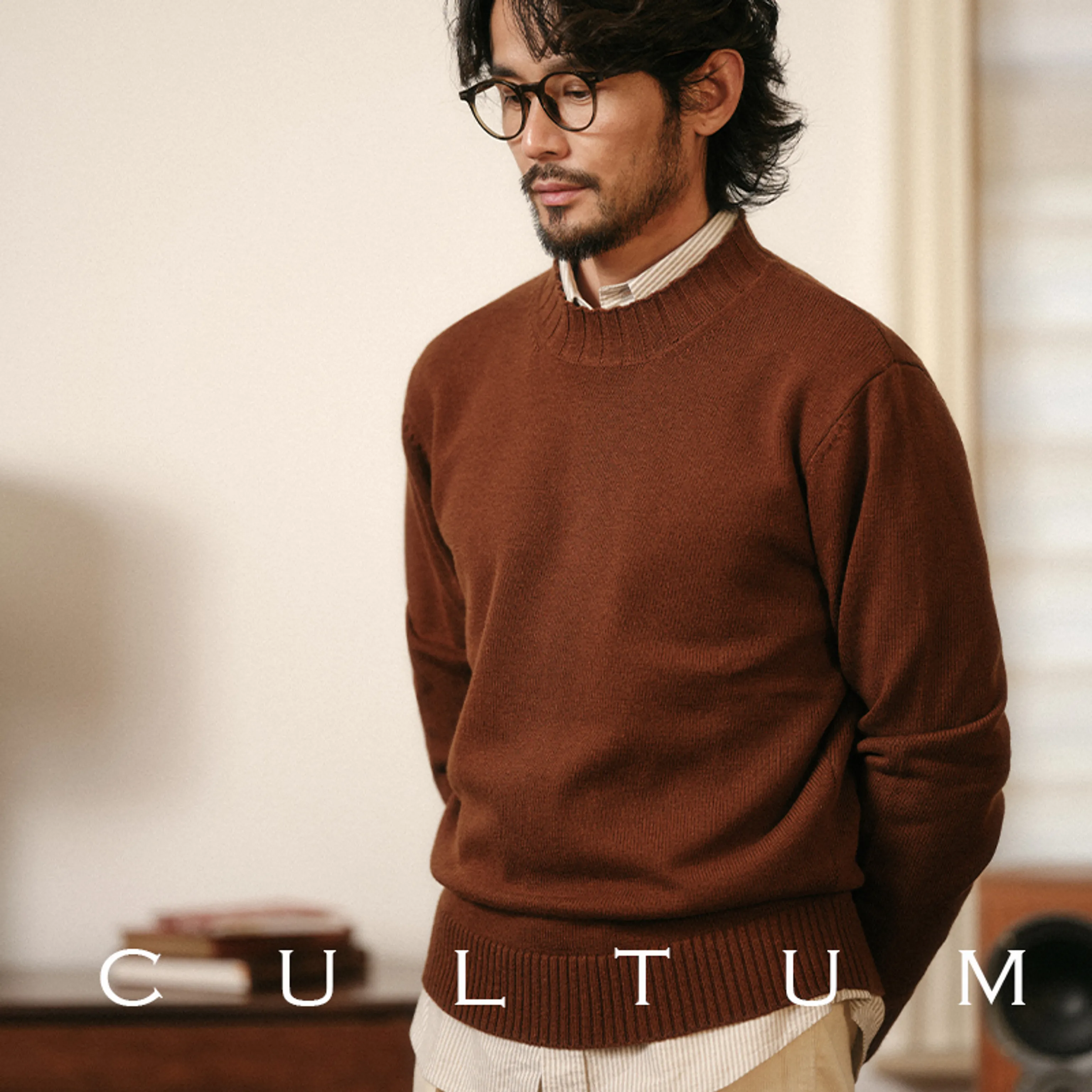 Merino Wool Turtleneck Sweater - Image 5