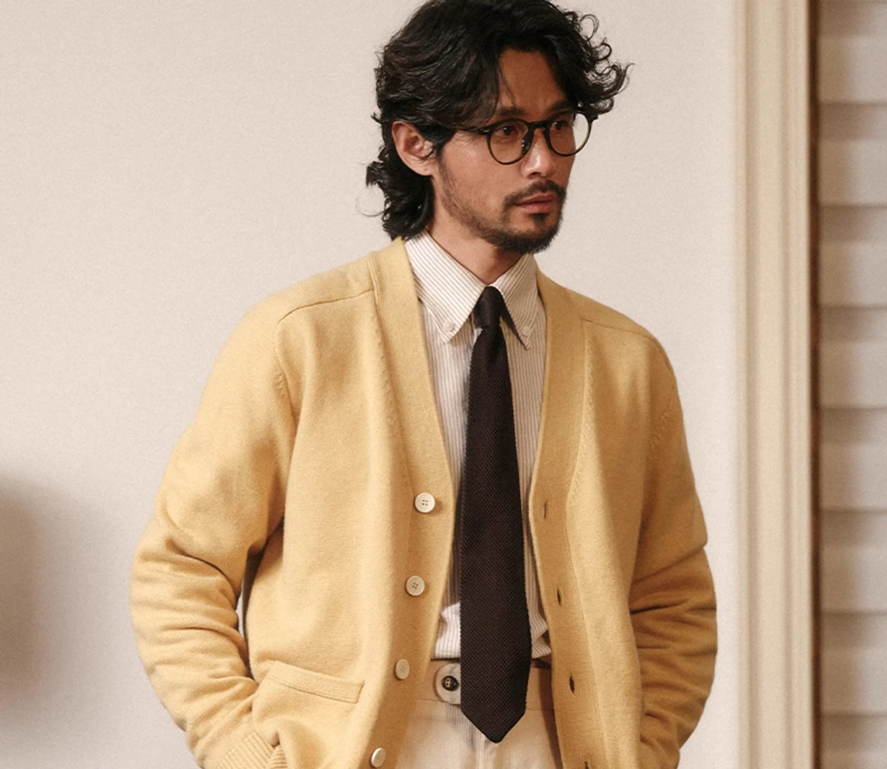 Merino Wool Vintage Cardigan - Image 3
