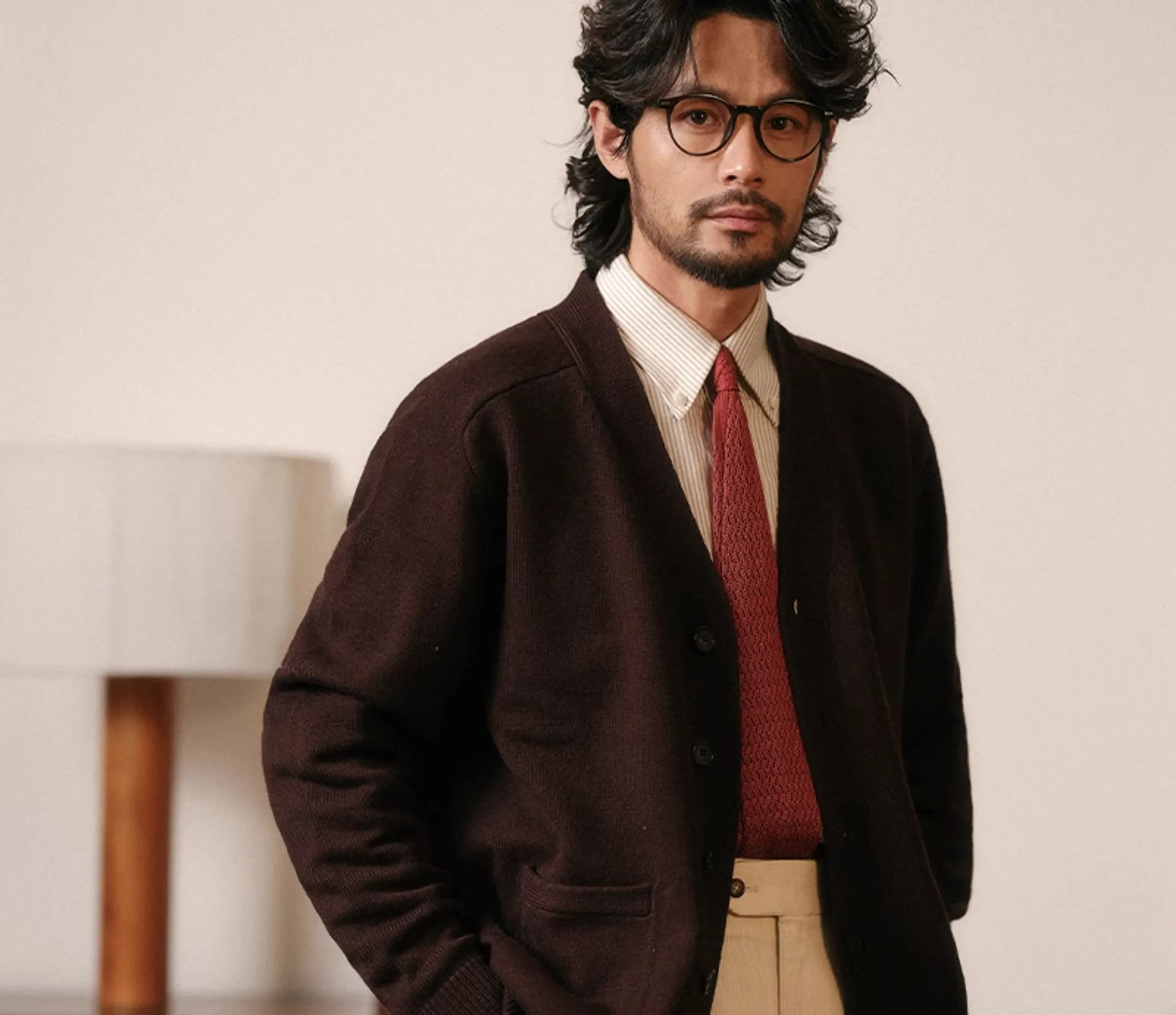 Merino Wool Vintage Cardigan - Image 6