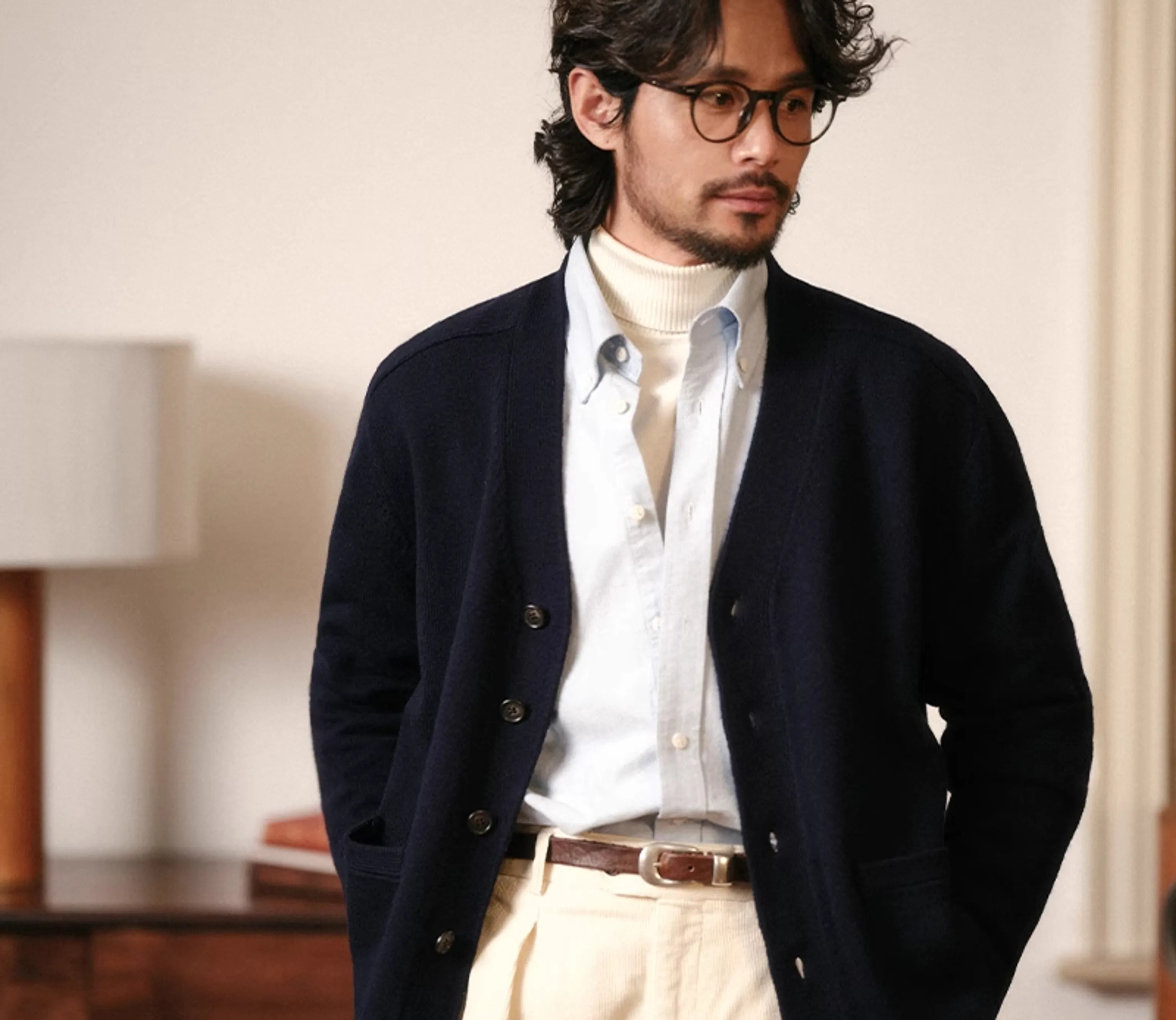 Merino Wool Vintage Cardigan - Image 7