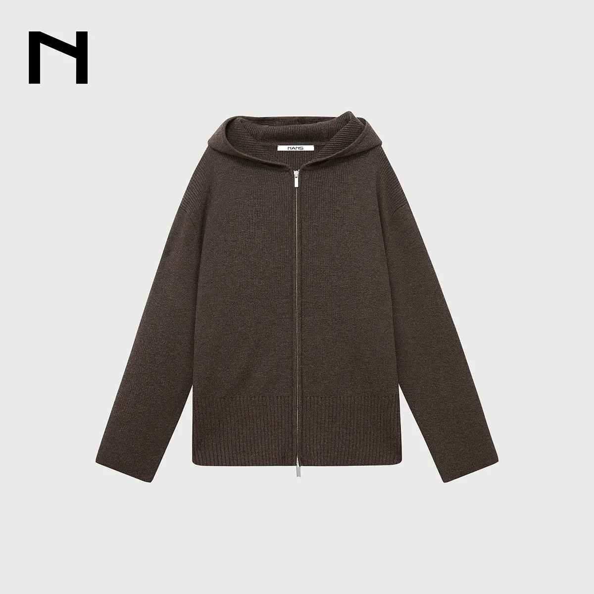 Merino Wool Zip-Up Hoodie - Image 10